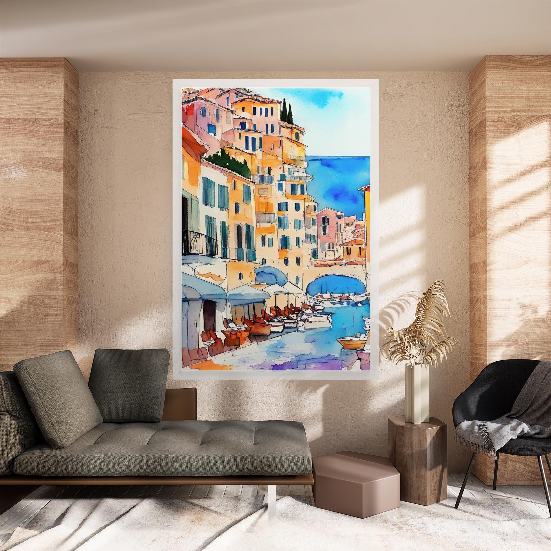 Tablou Canvas France Watercolor mockup 8