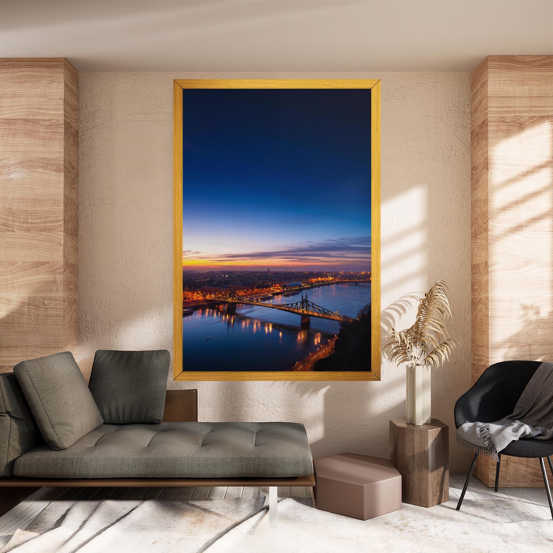 Tablou Canvas Budapest Sunset mockup 8