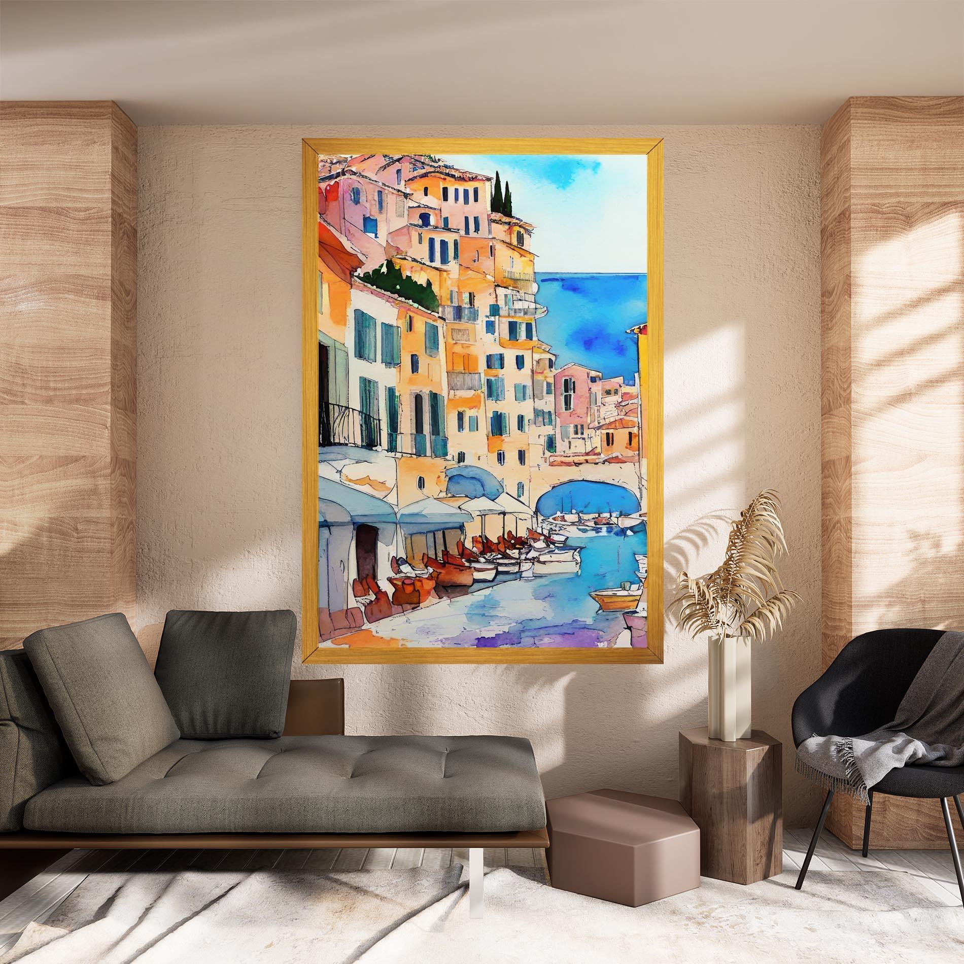 Tablou Canvas France Watercolor mockup 8