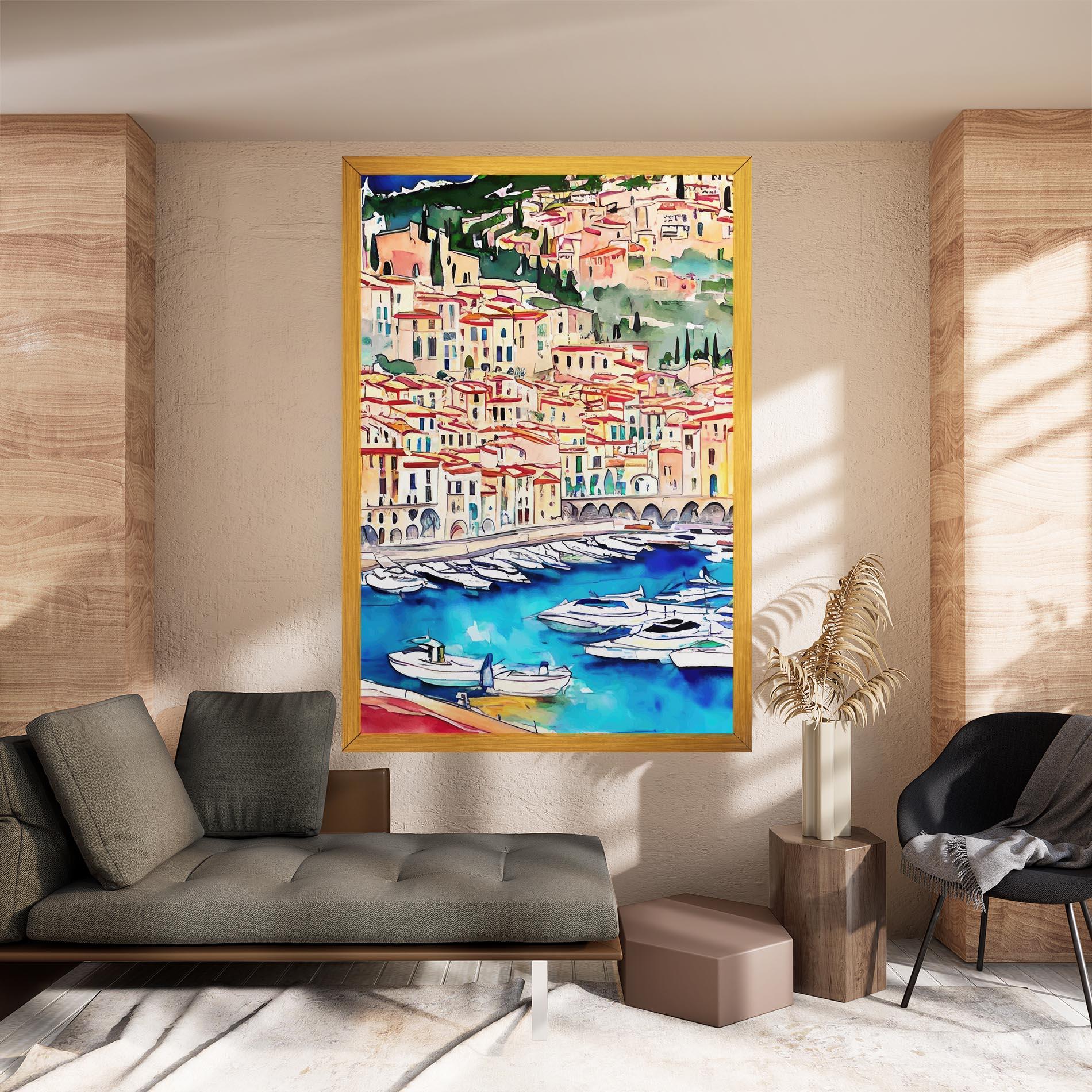 Tablou Canvas French City mockup 8
