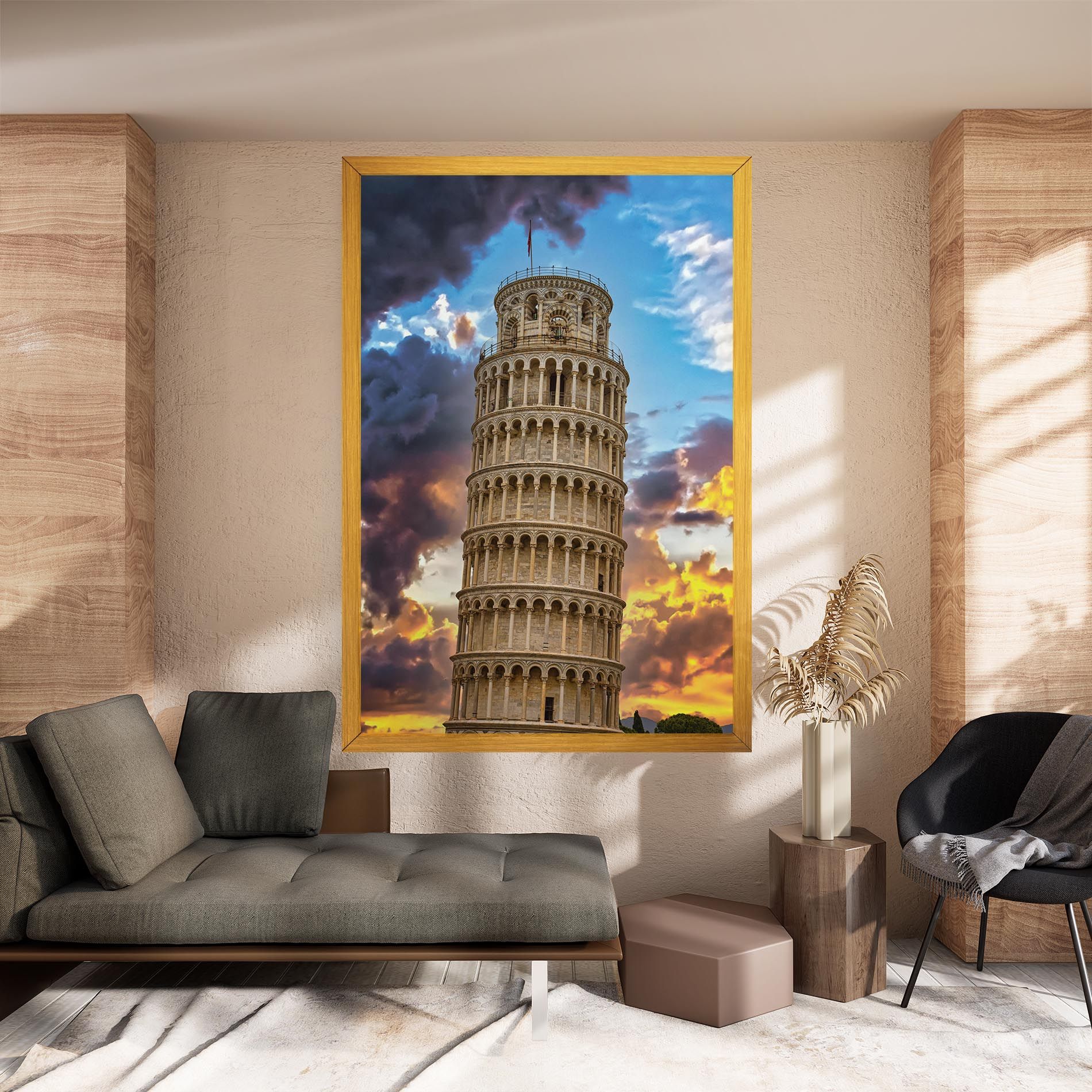 Tower Of Pisa Sunset mockup 8
