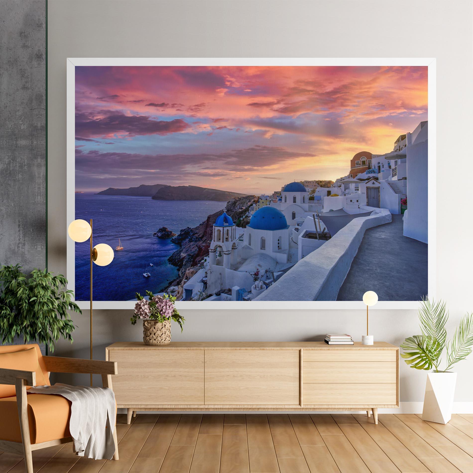 Tablou Canvas Santorini View mockup 9