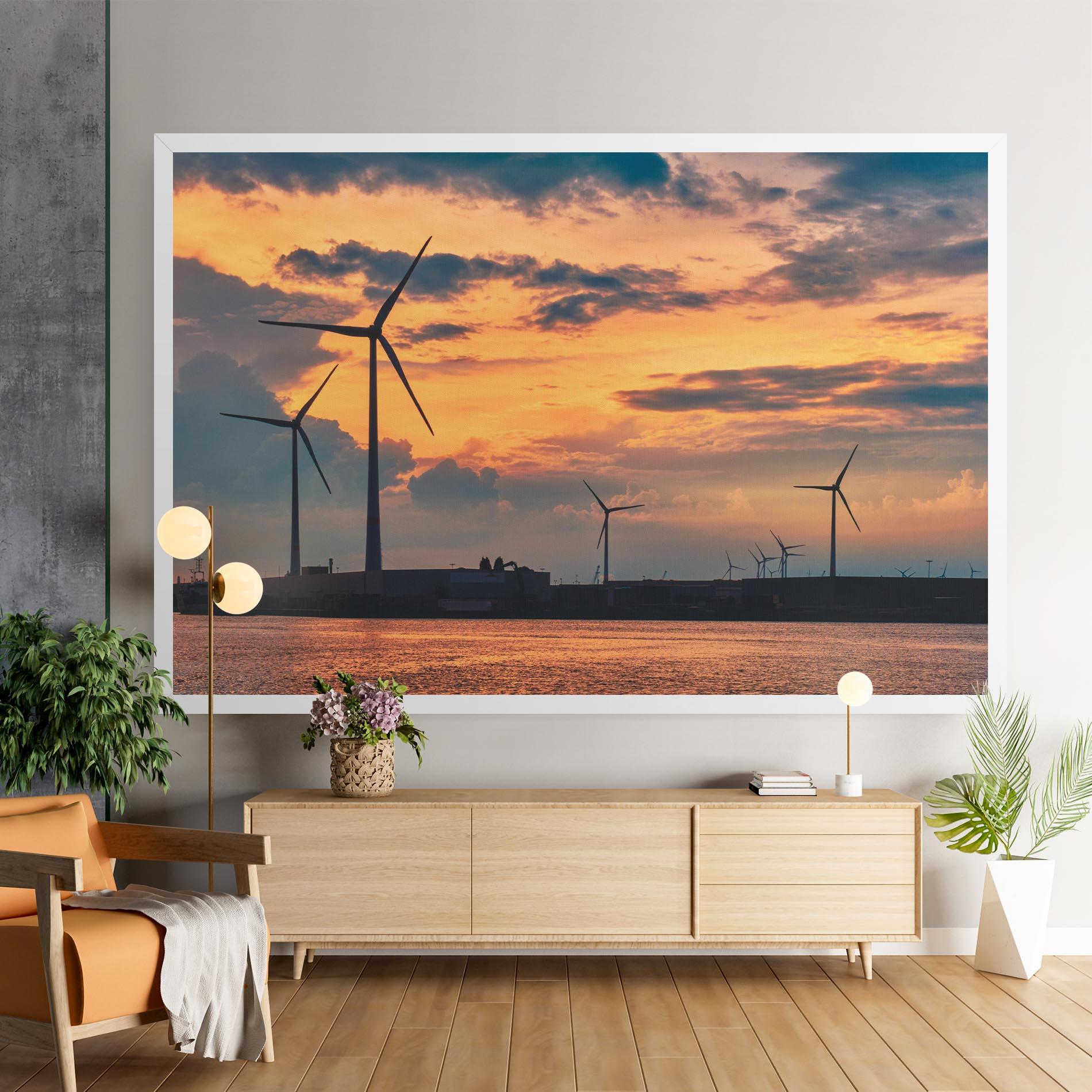 Tablou Canvas Sunset Belgium mockup 9