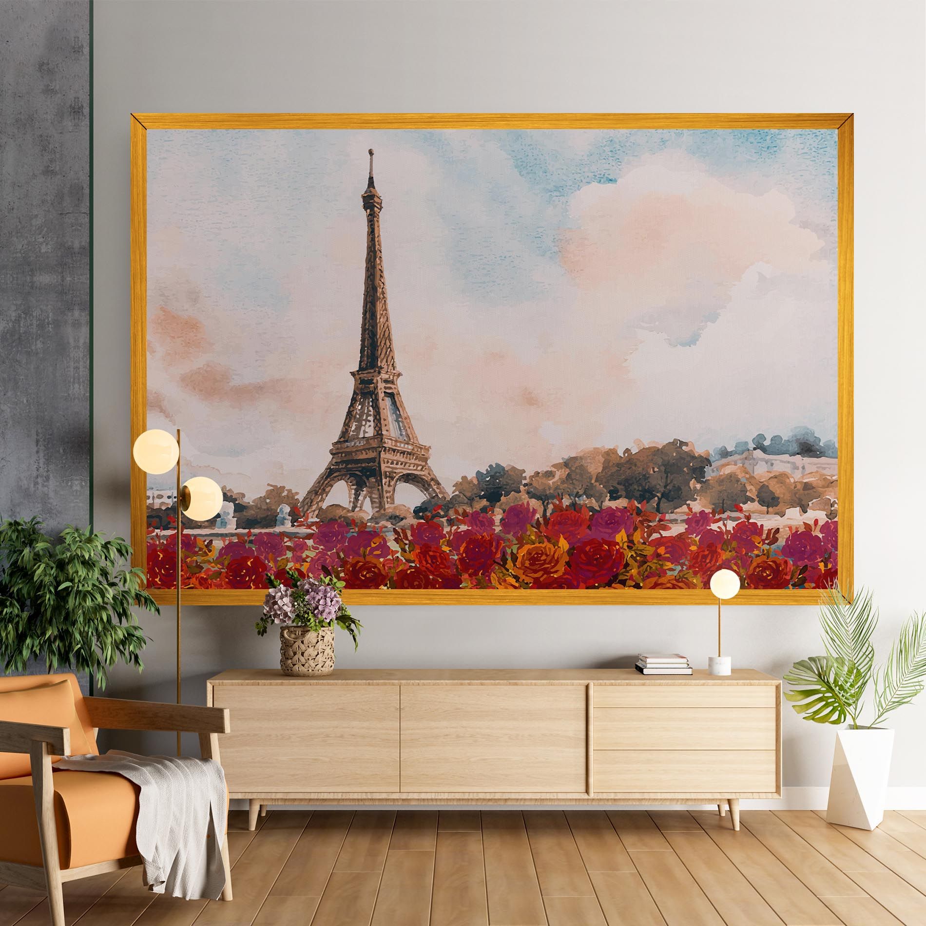 Eiffel Tower Roses mockup 9