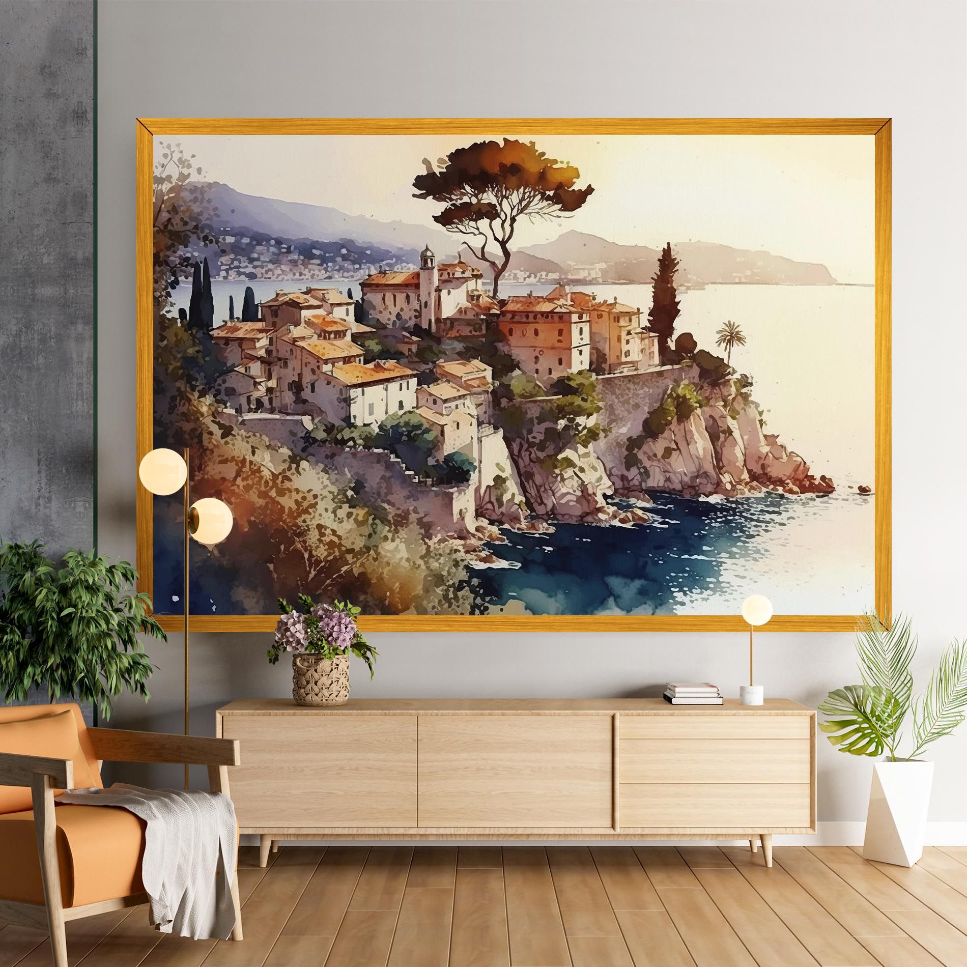 Stunning View Painting mockup 9