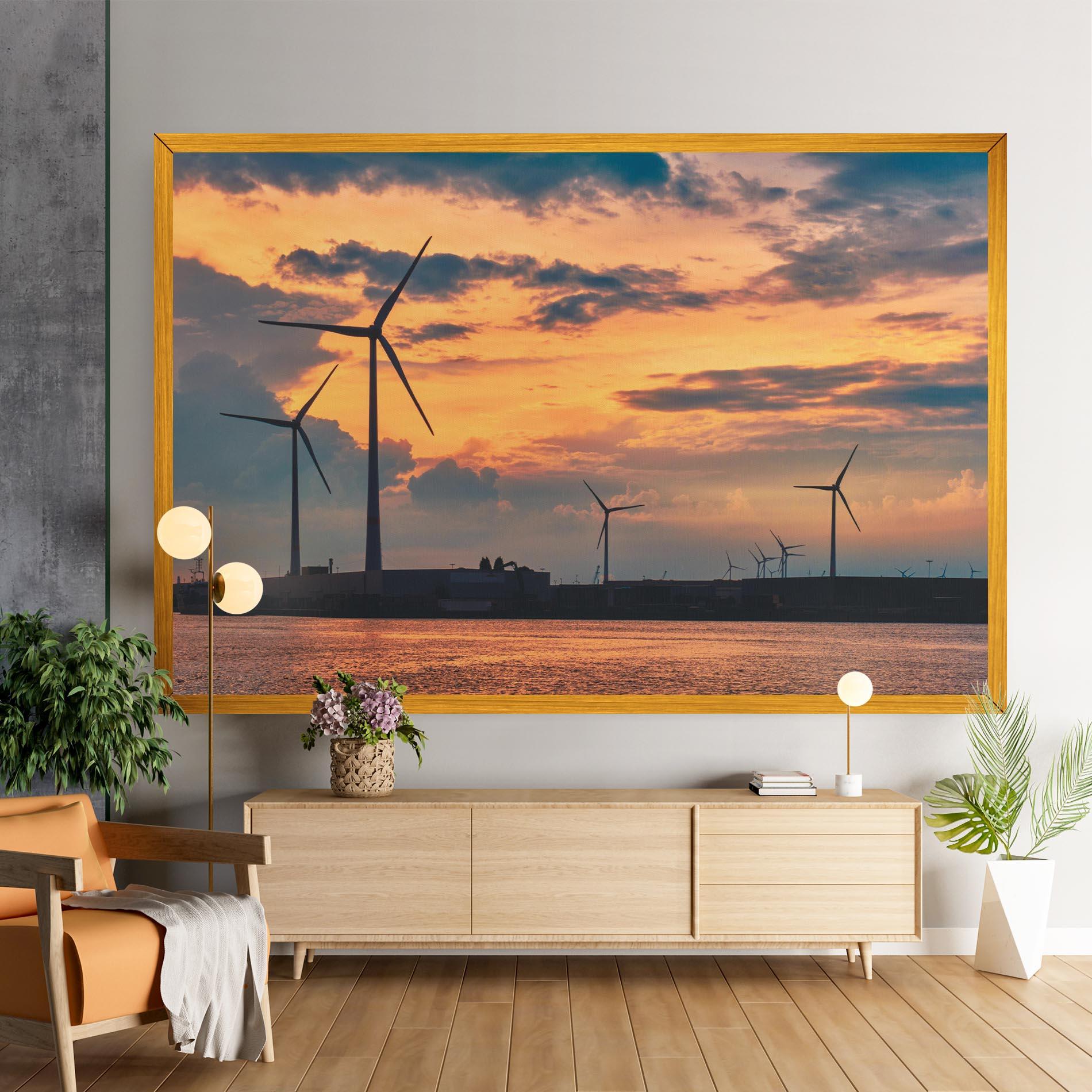 Tablou Canvas Sunset Belgium mockup 9