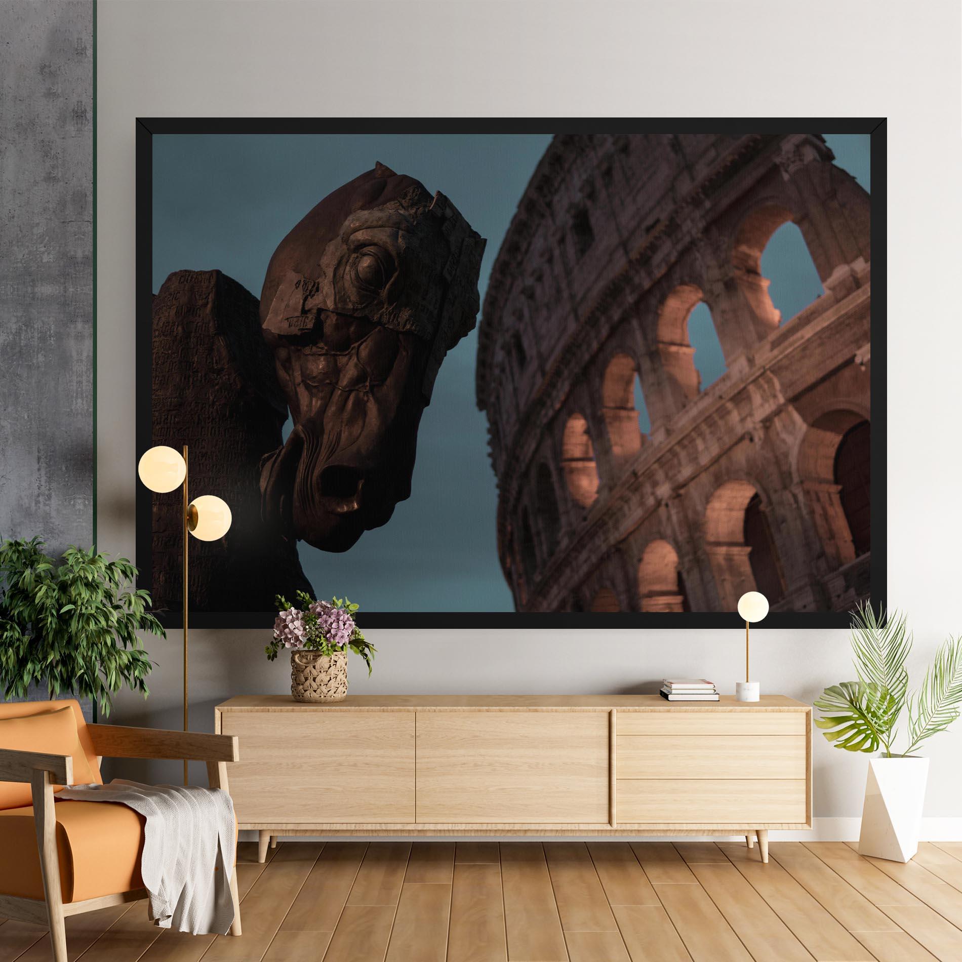 Tablou Canvas Colosseum Horse mockup 9