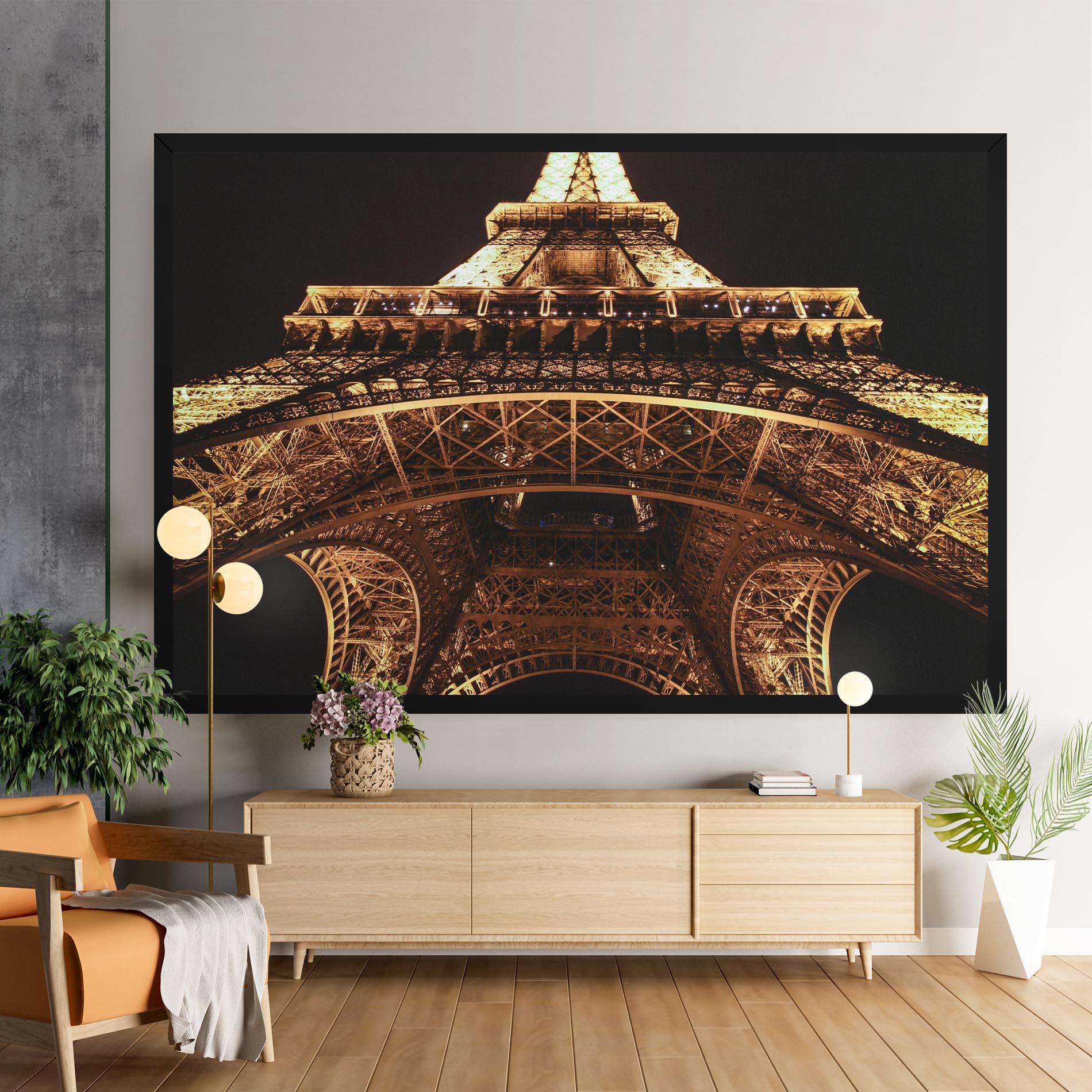 Tablou Canvas Eiffel Tower At Night mockup 9