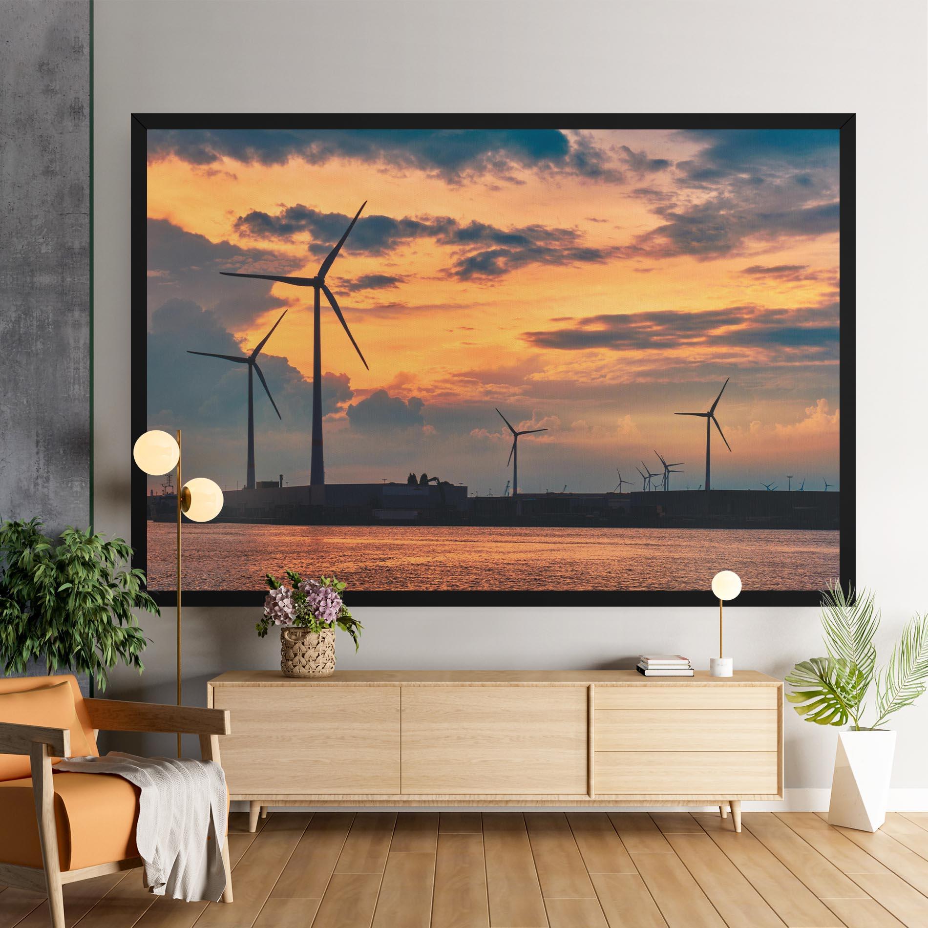 Tablou Canvas Sunset Belgium mockup 9