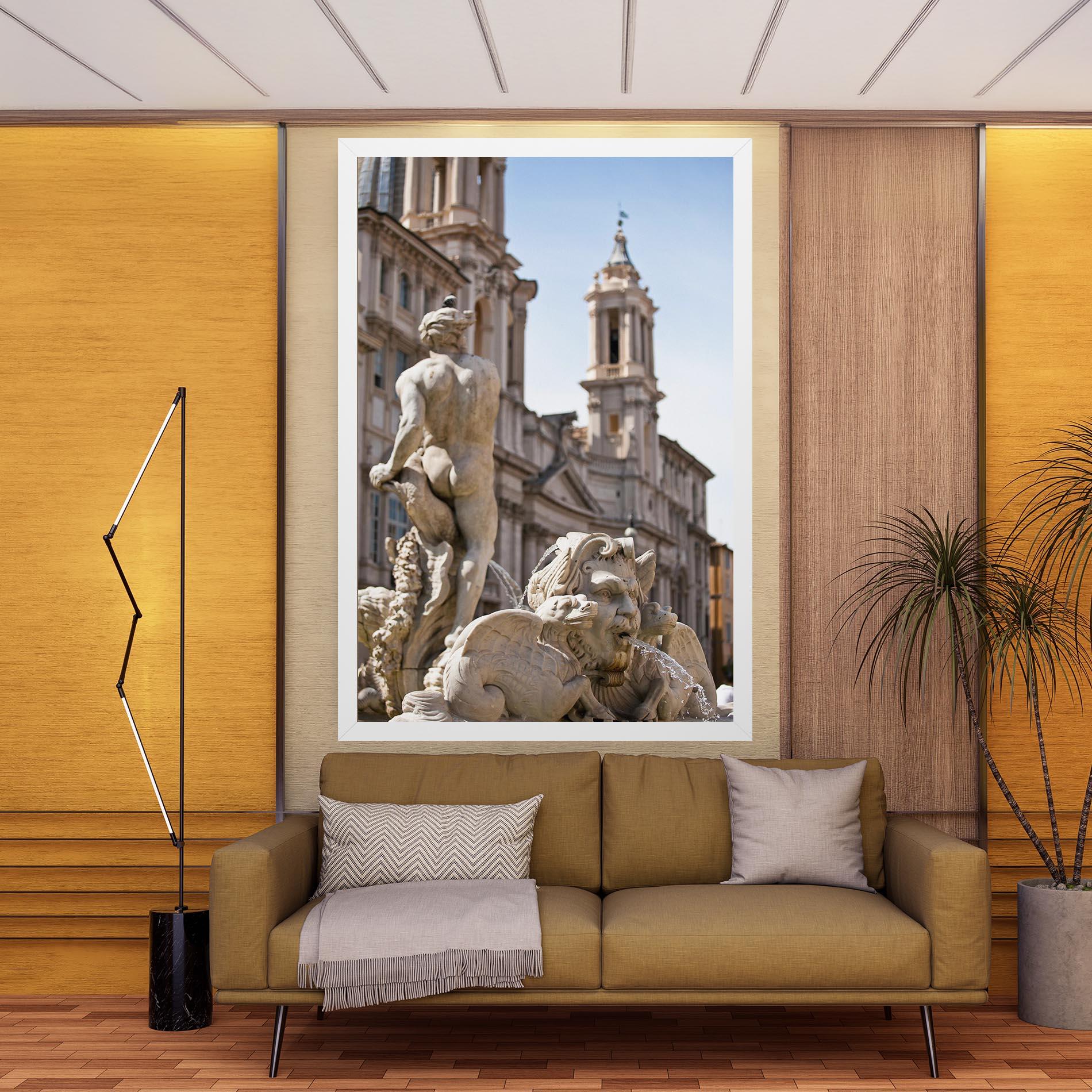 Tablou Canvas Baroque Statue Italy mockup 9