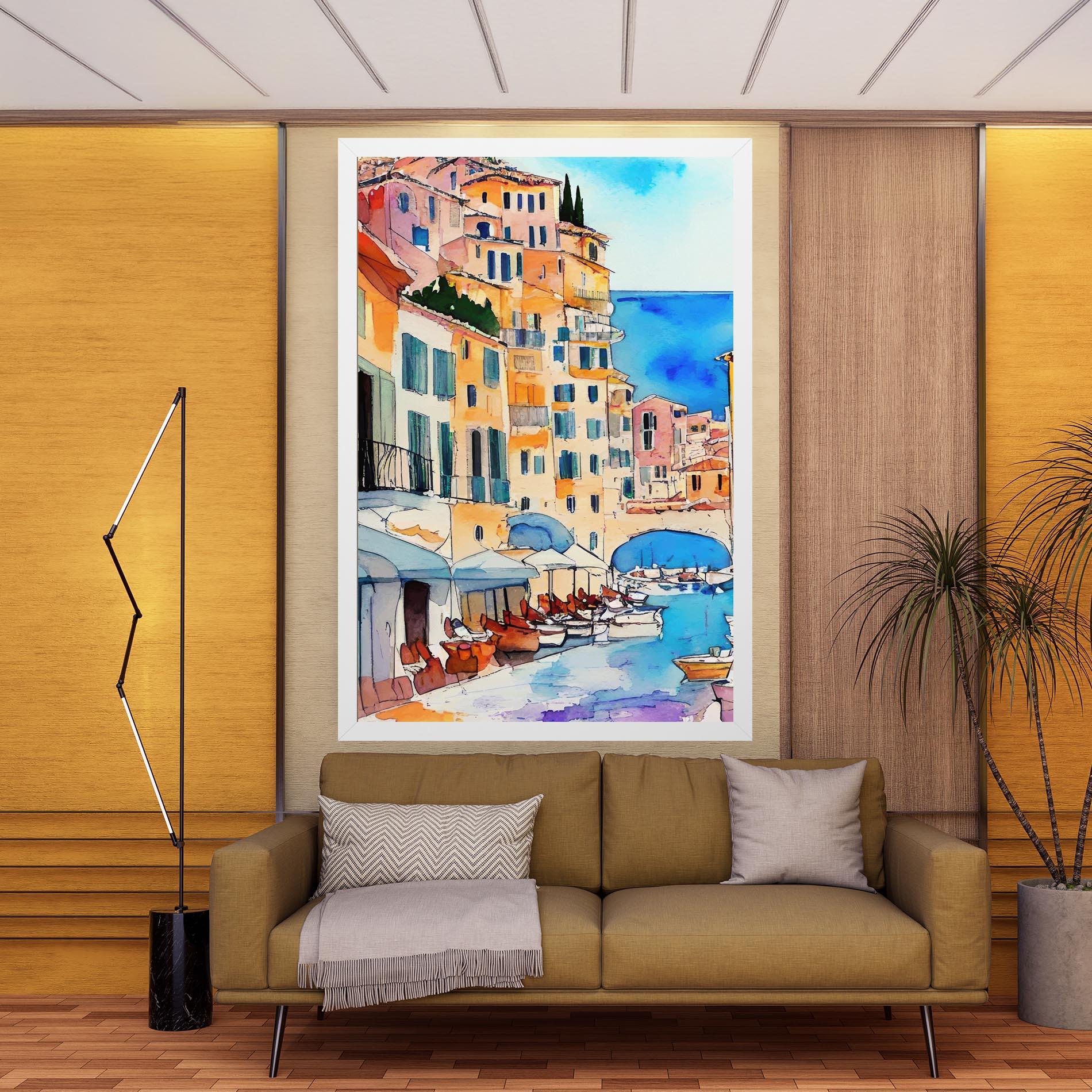 Tablou Canvas France Watercolor mockup 9