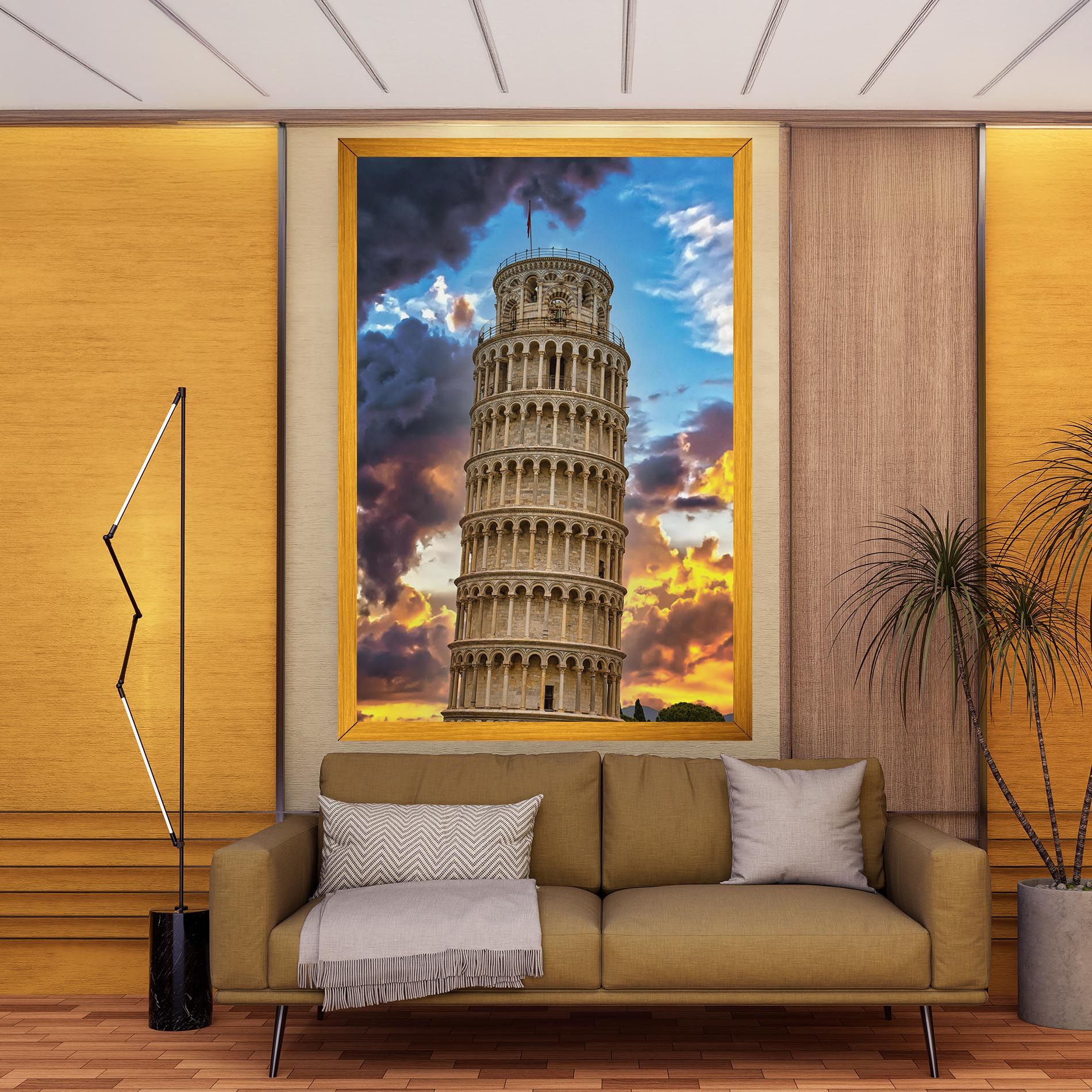 Tower Of Pisa Sunset mockup 9