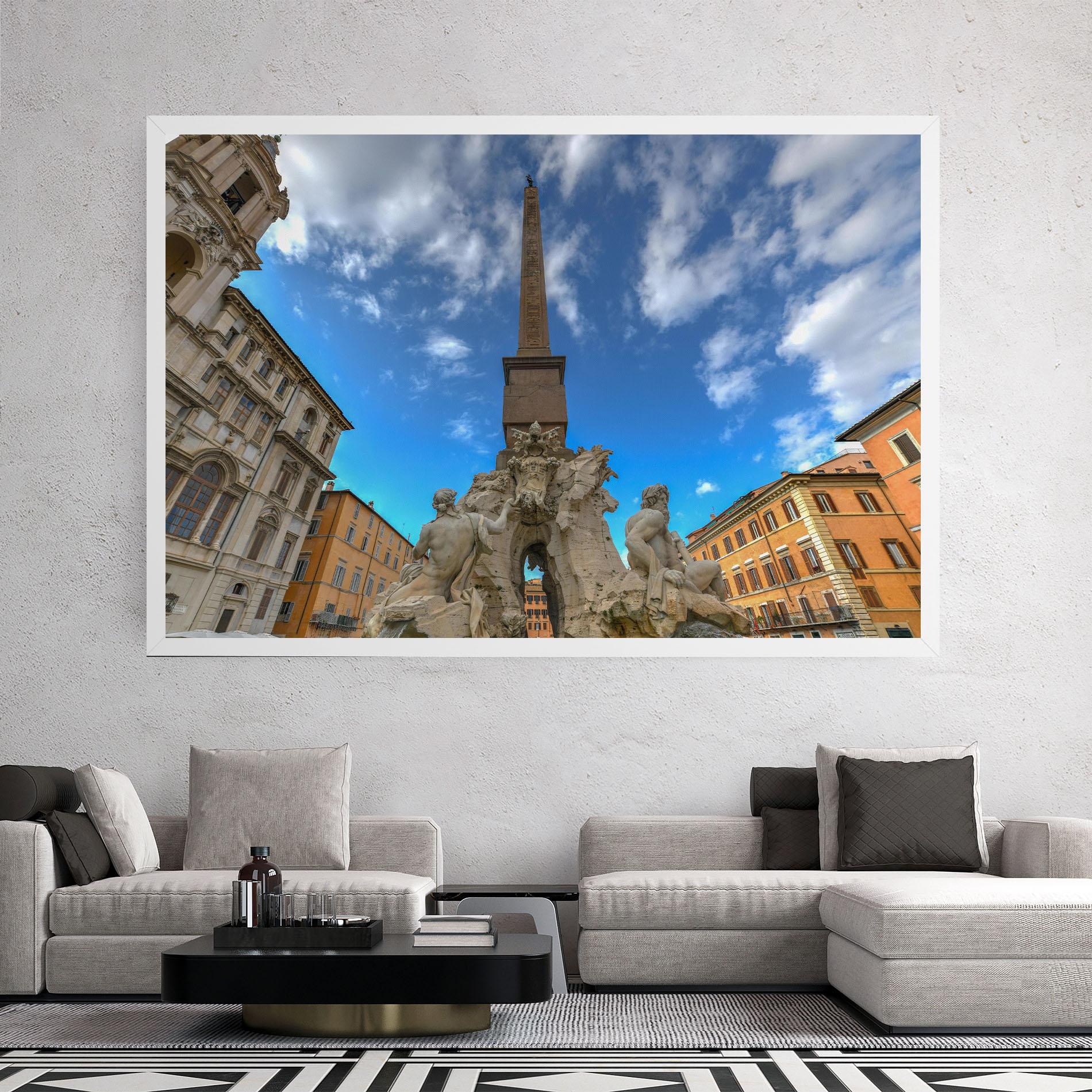 Tablou Canvas Piazza Navona Italy mockup 2