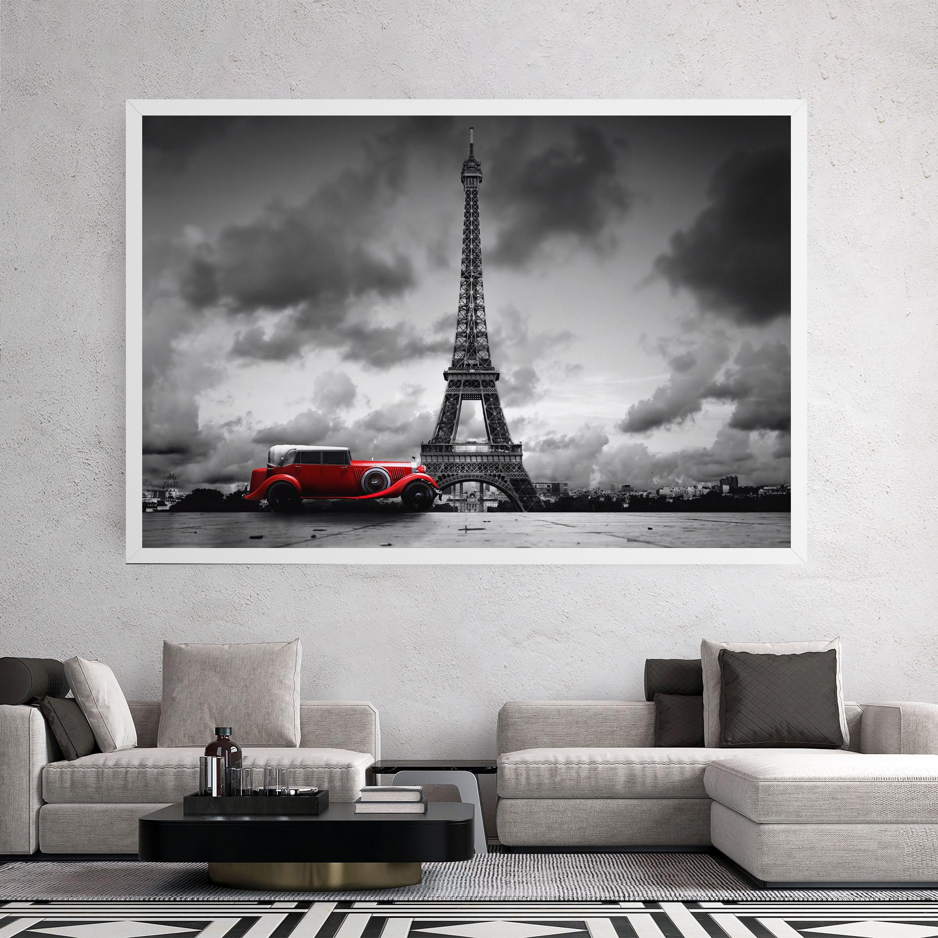 Tablou Canvas Vintage Paris mockup 2