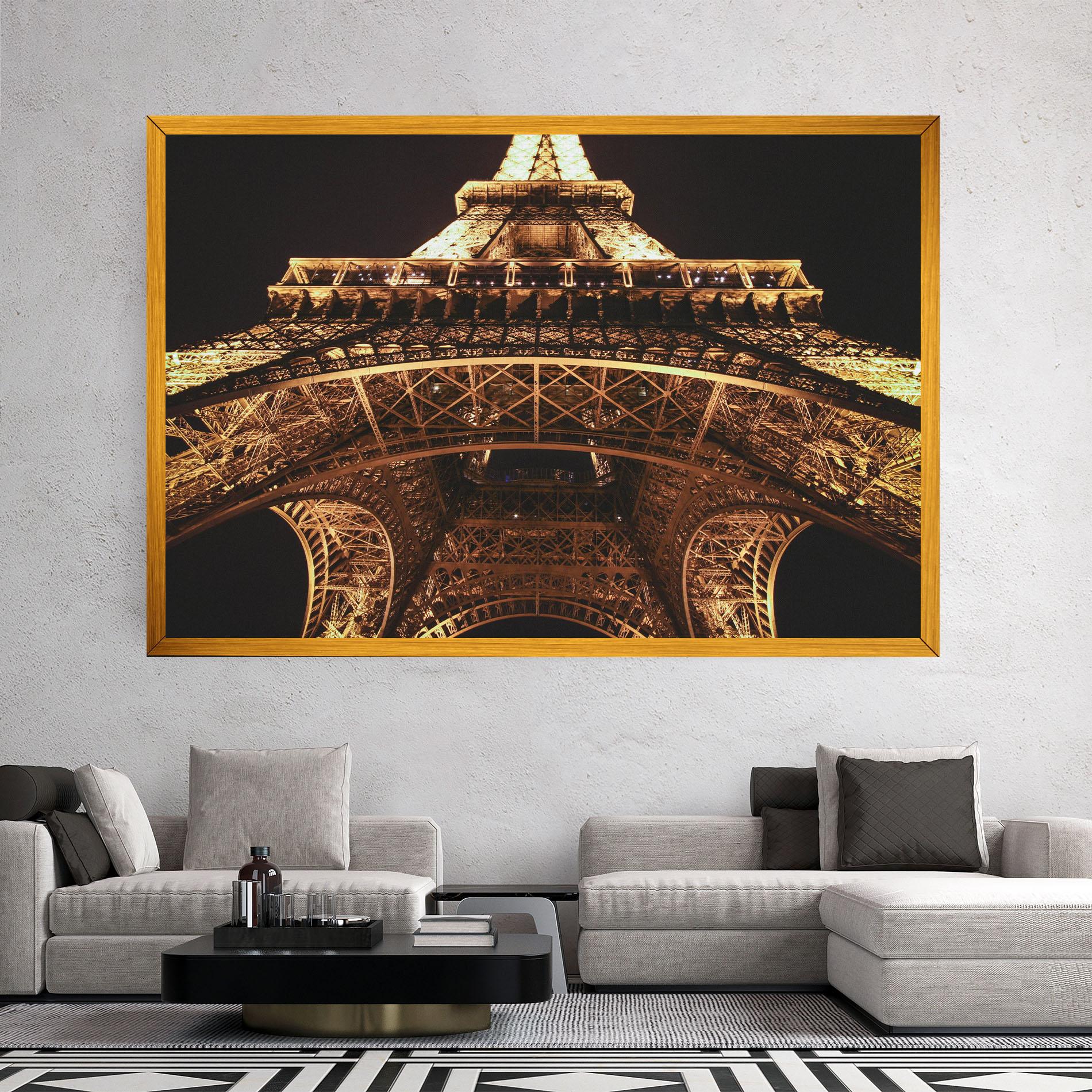 Tablou Canvas Eiffel Tower At Night mockup 2