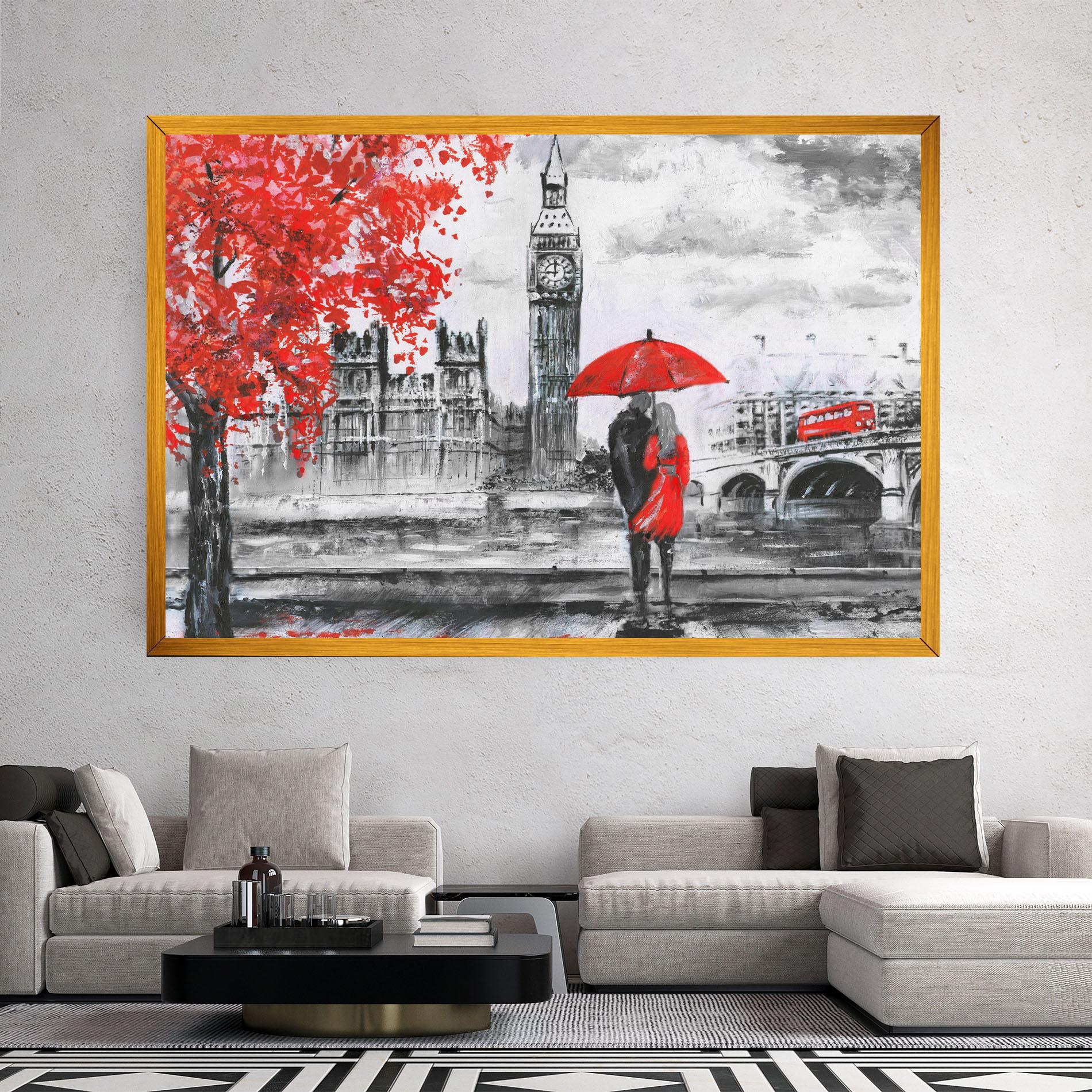 Tablou Canvas London Love mockup 2