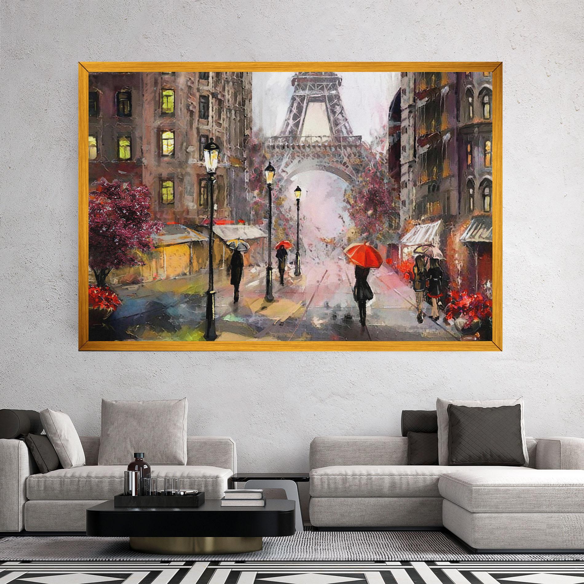 Tablou Canvas Paris Colours mockup 2