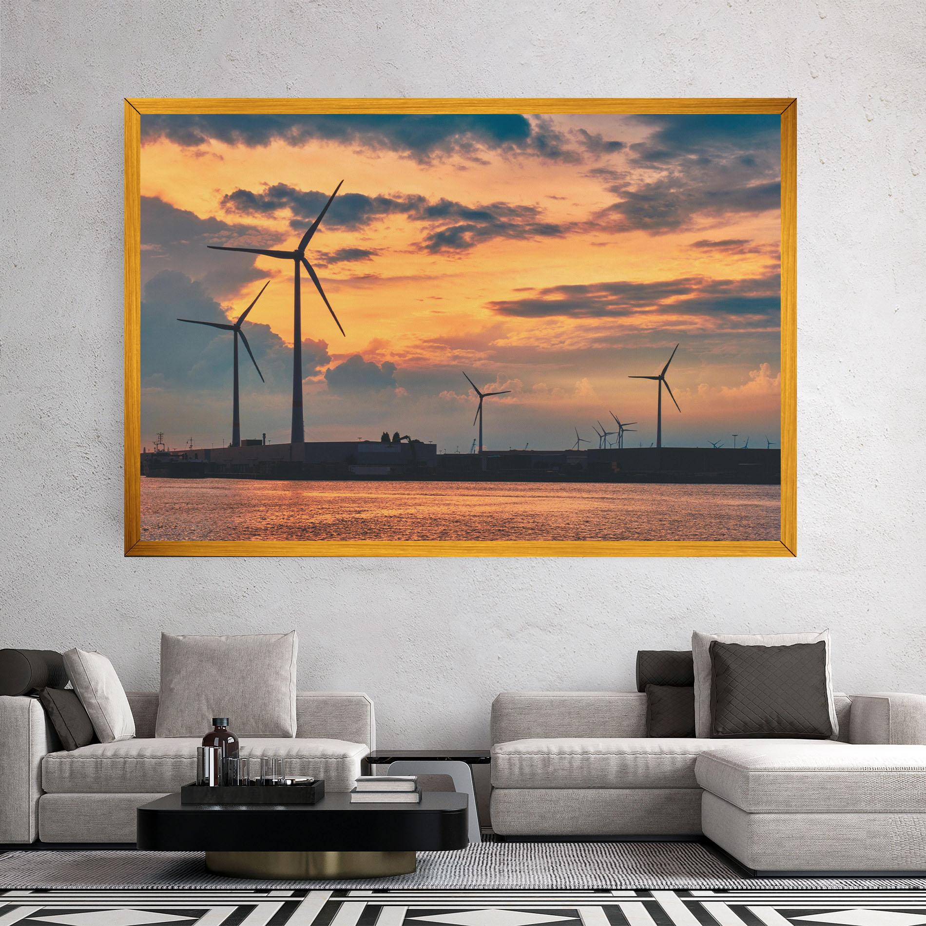 Tablou Canvas Sunset Belgium mockup 2