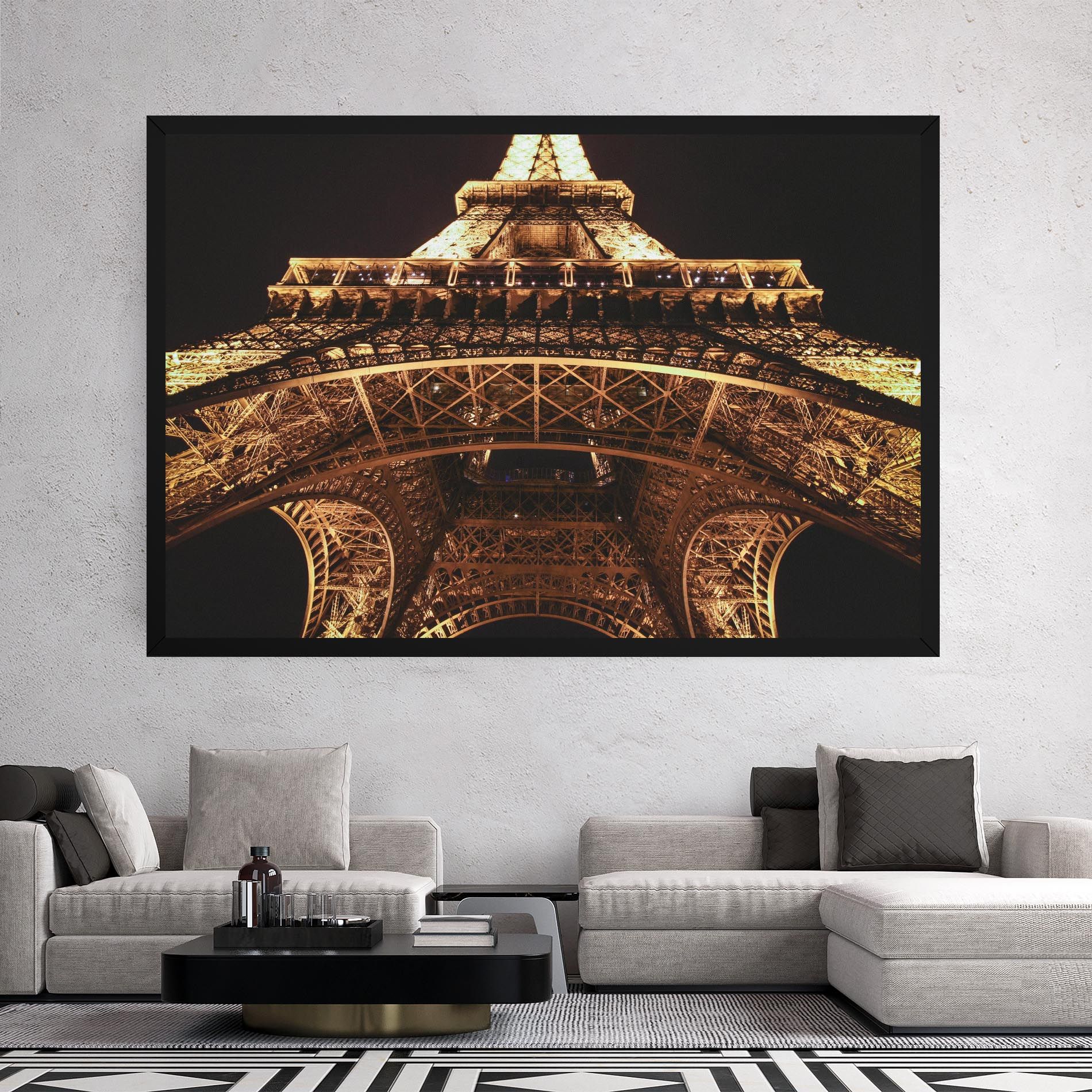 Eiffel Tower At Night mockup 2