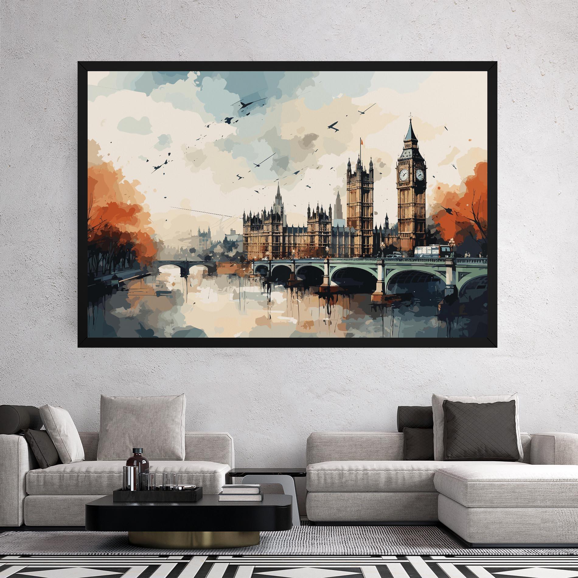 Tablou Canvas England Art mockup 2