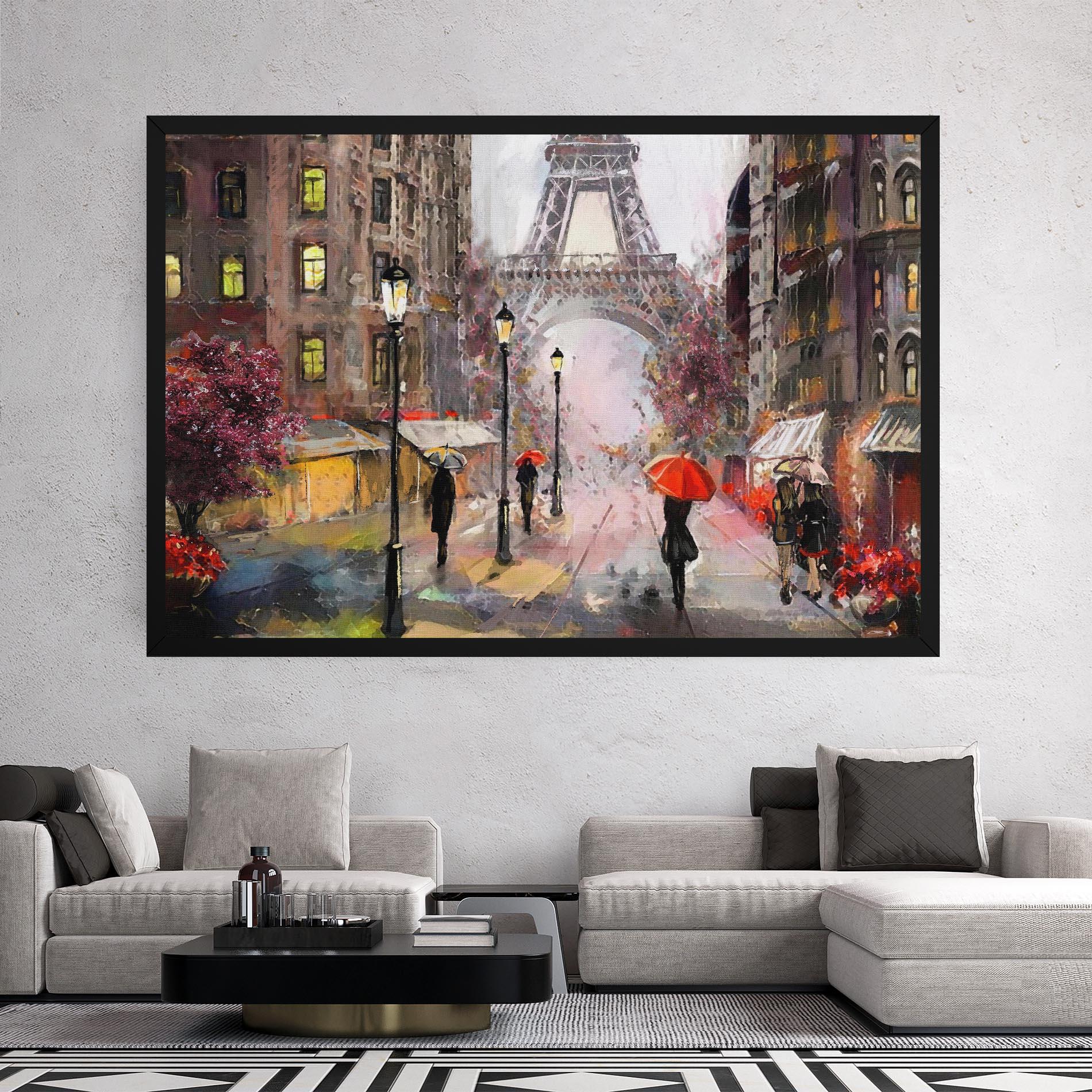 Tablou Canvas Paris Colours mockup 2