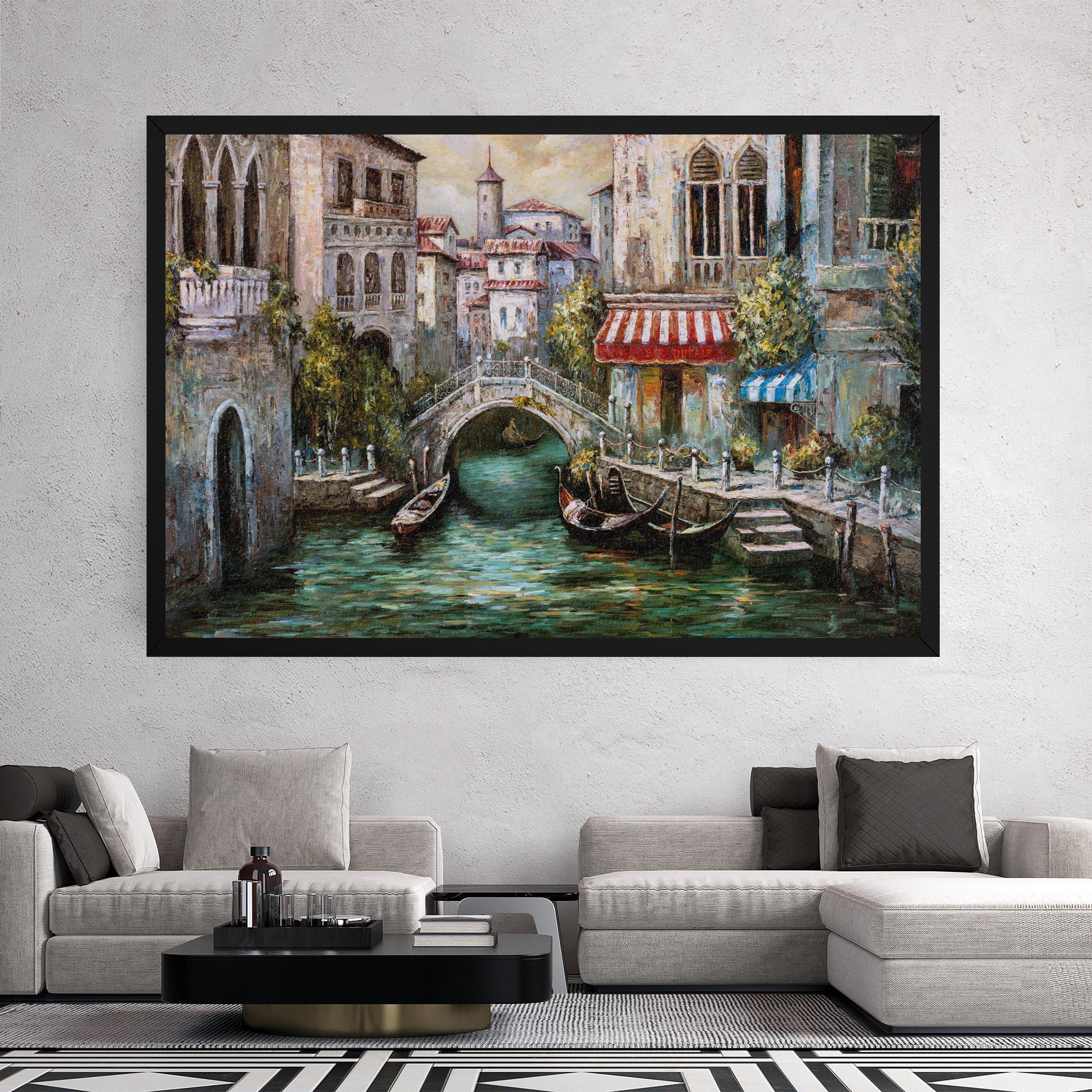 Tablou Canvas Venice Colors mockup 2
