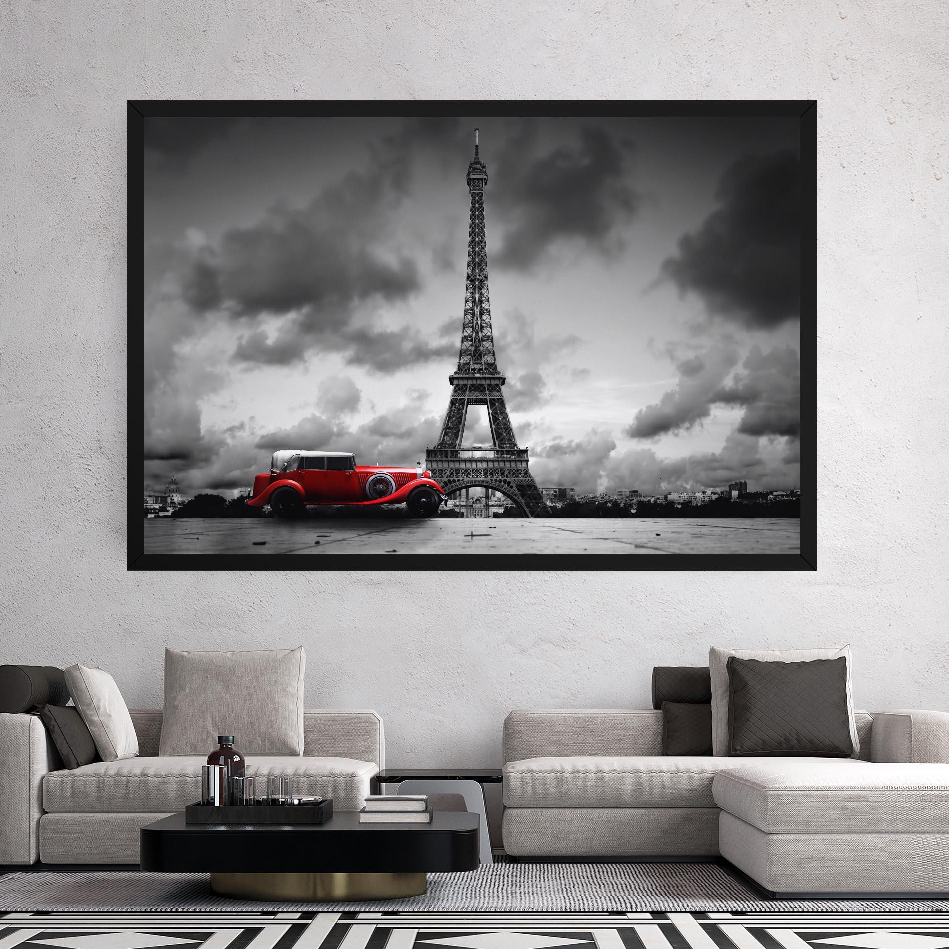 Tablou Canvas Vintage Paris mockup 2