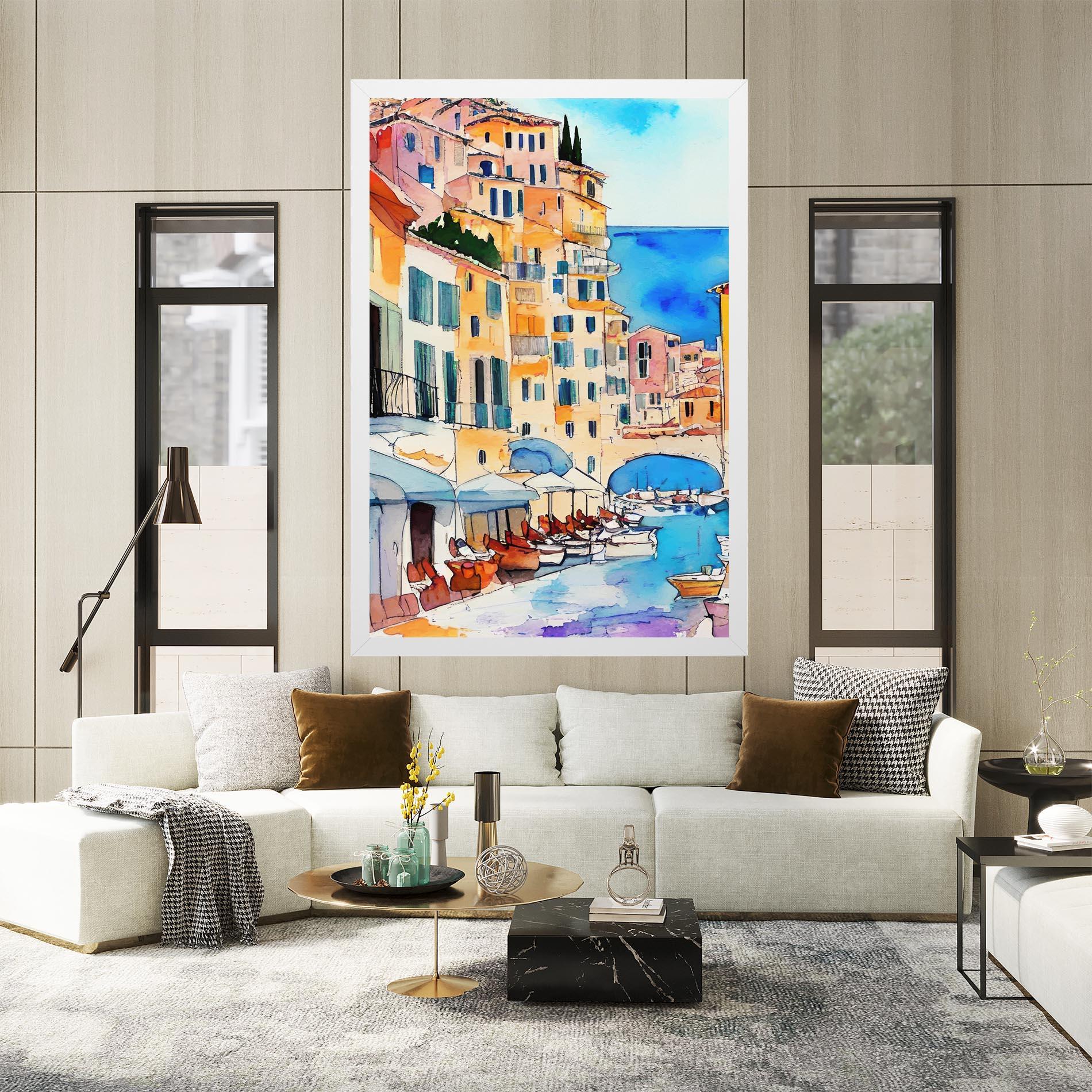 Tablou Canvas France Watercolor mockup 2