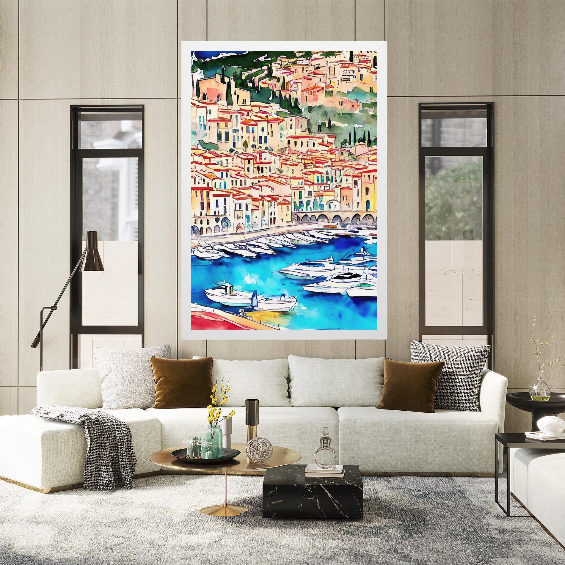Tablou Canvas French City mockup 2