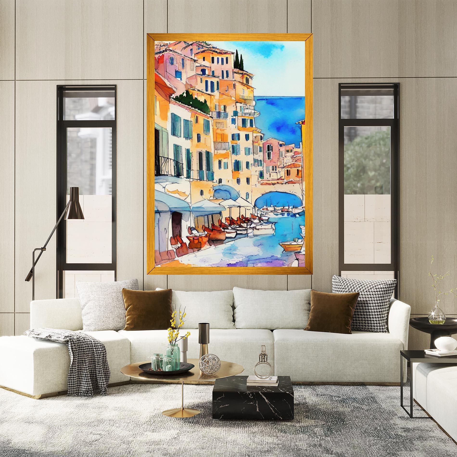 Tablou Canvas France Watercolor mockup 2