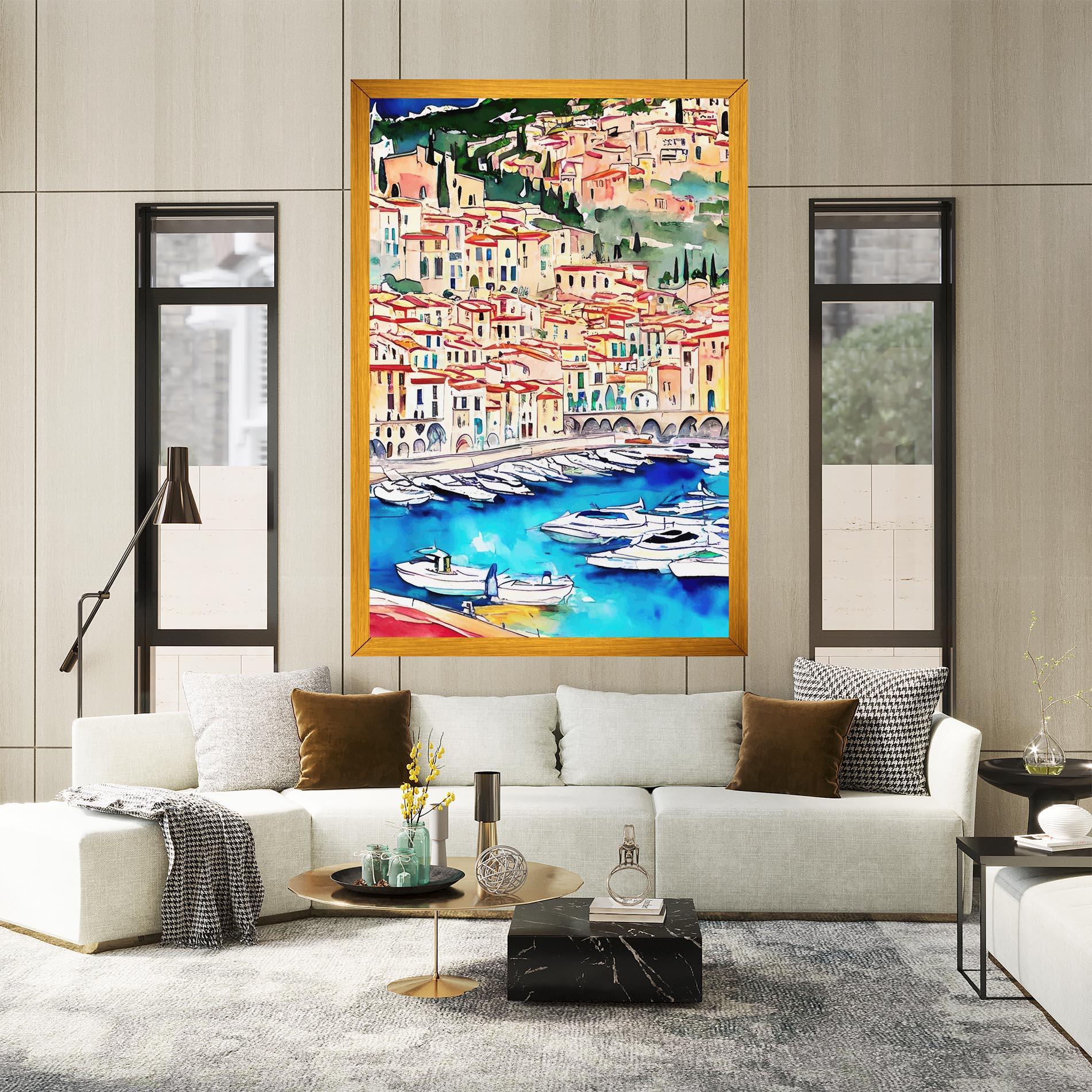 Tablou Canvas French City mockup 2
