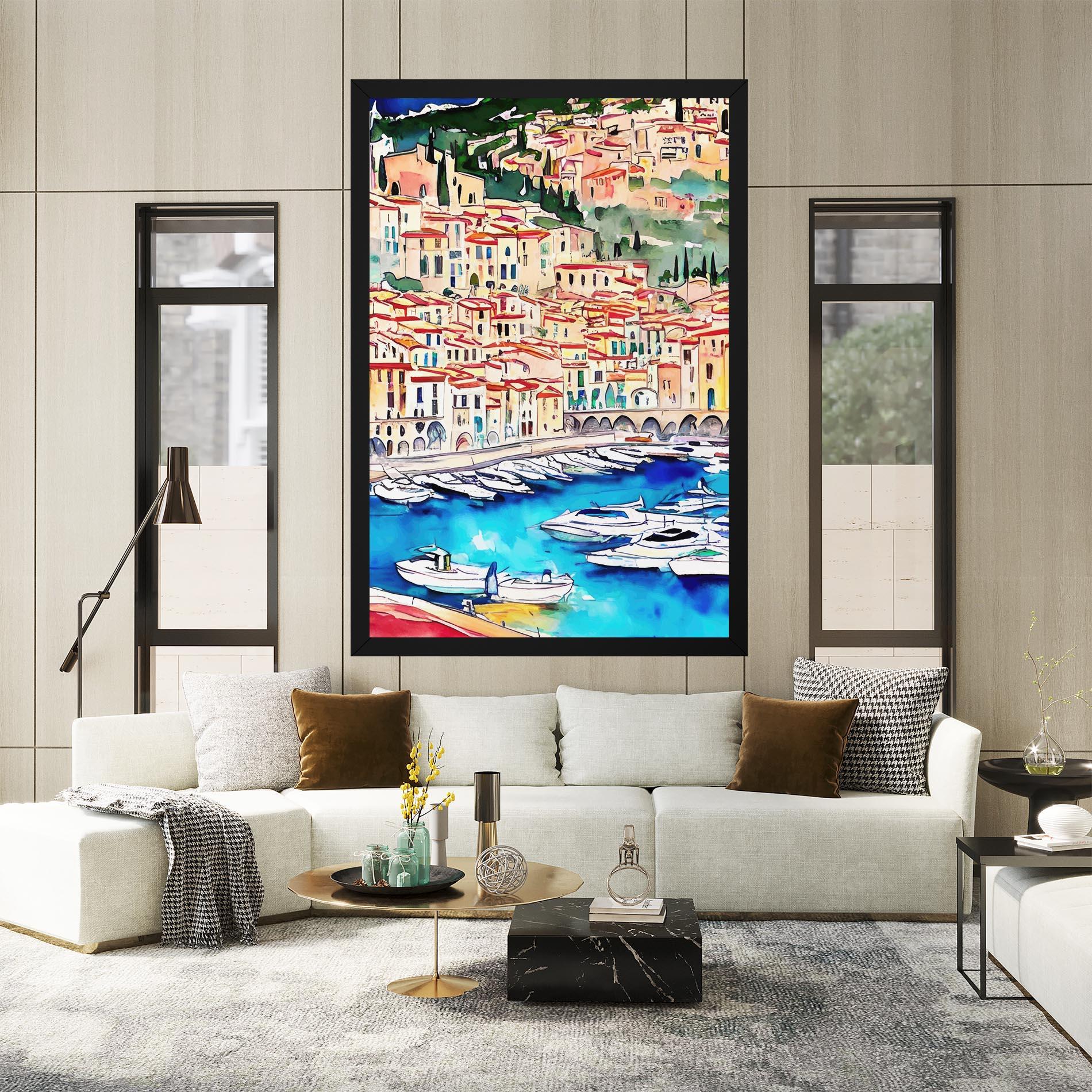 Tablou Canvas French City mockup 2