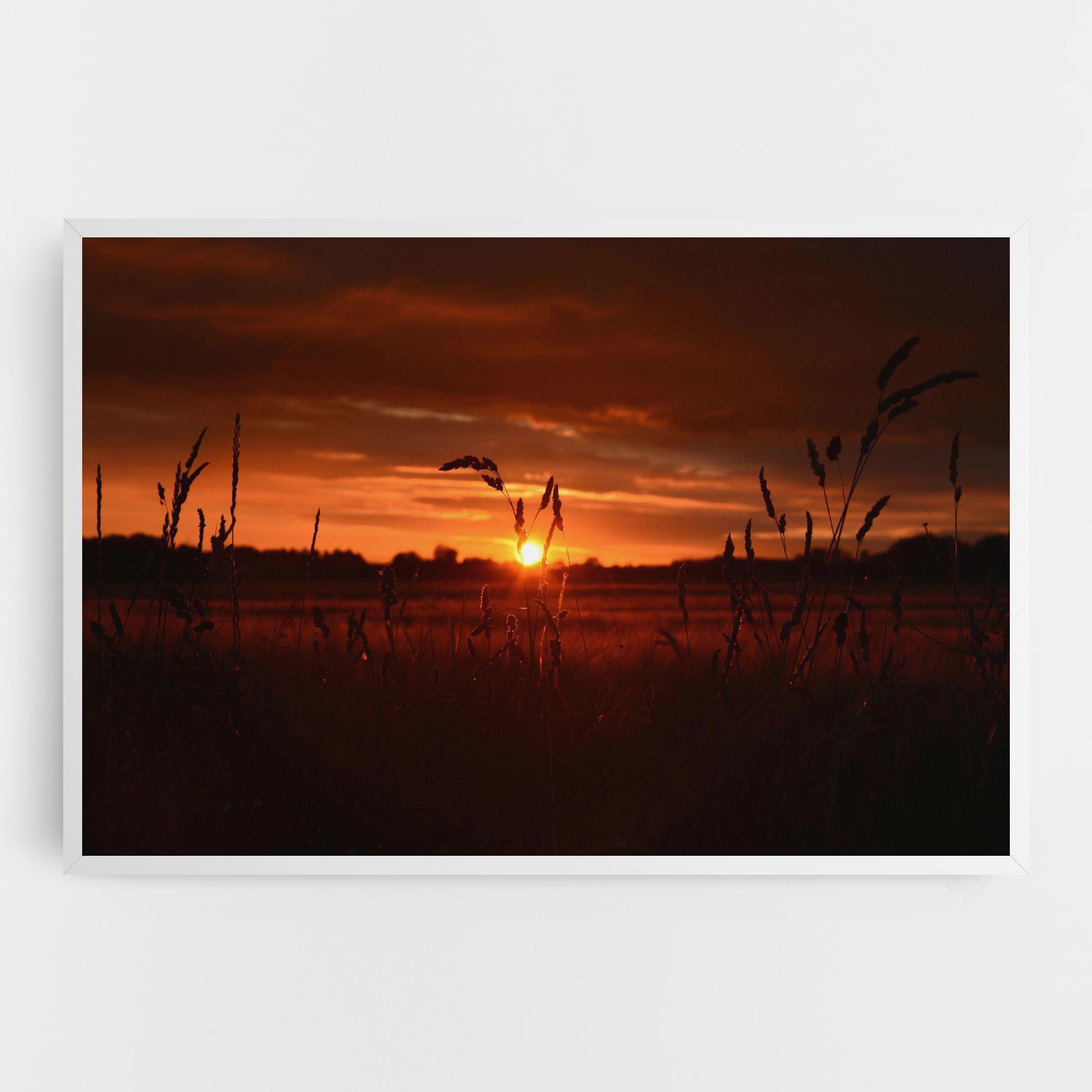 Tablou Canvas Field Shilouette mockup 0