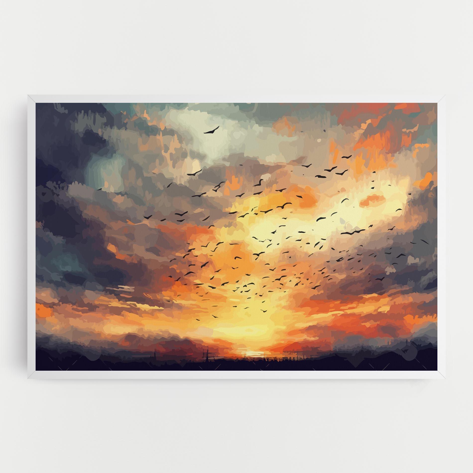 Tablou Canvas Majestic Sunset mockup 0