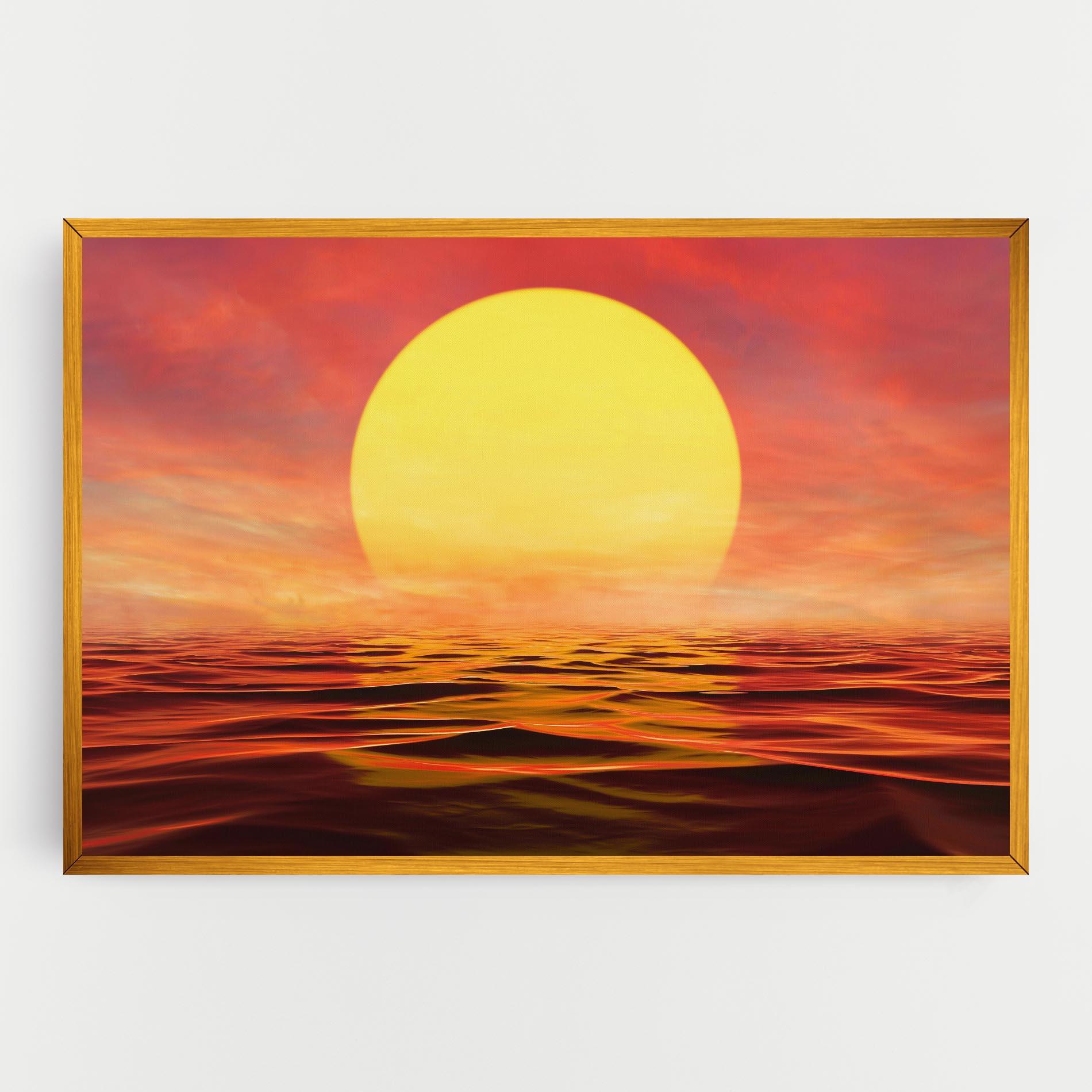 Tablou Canvas Clouds Reflection Sky mockup 0