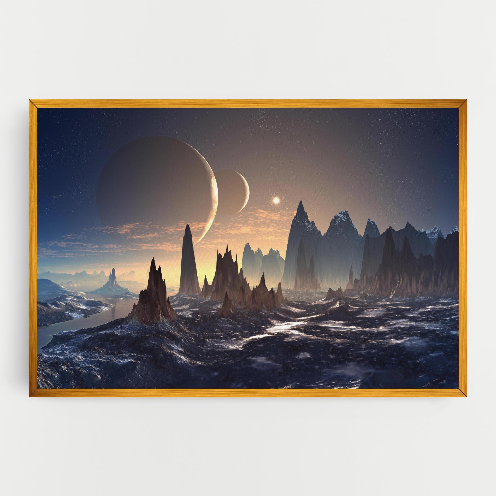 Tablou Canvas Fantasy Landscape mockup 0