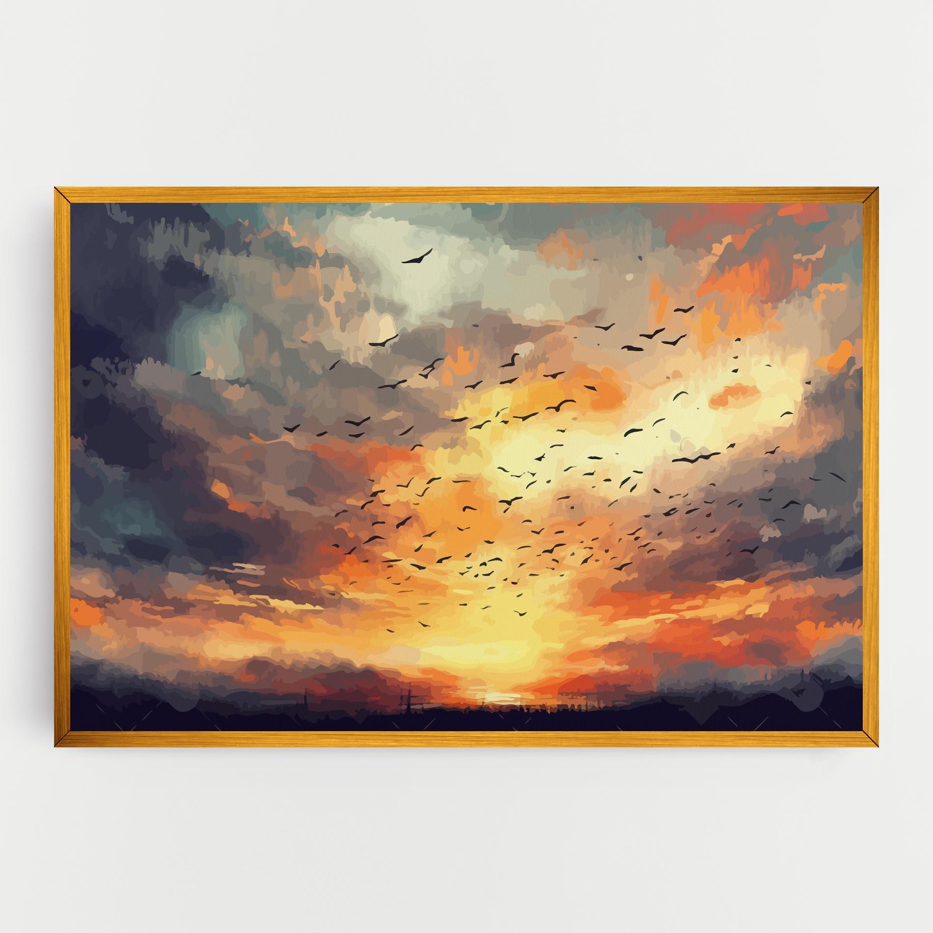 Tablou Canvas Majestic Sunset mockup 0
