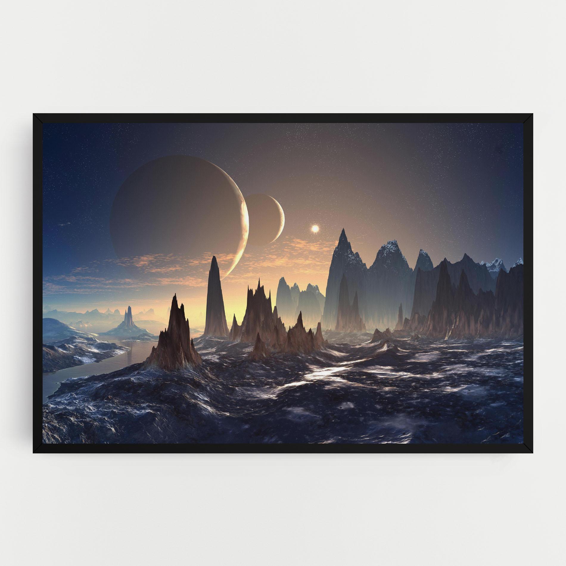 Tablou Canvas Fantasy Landscape mockup 0