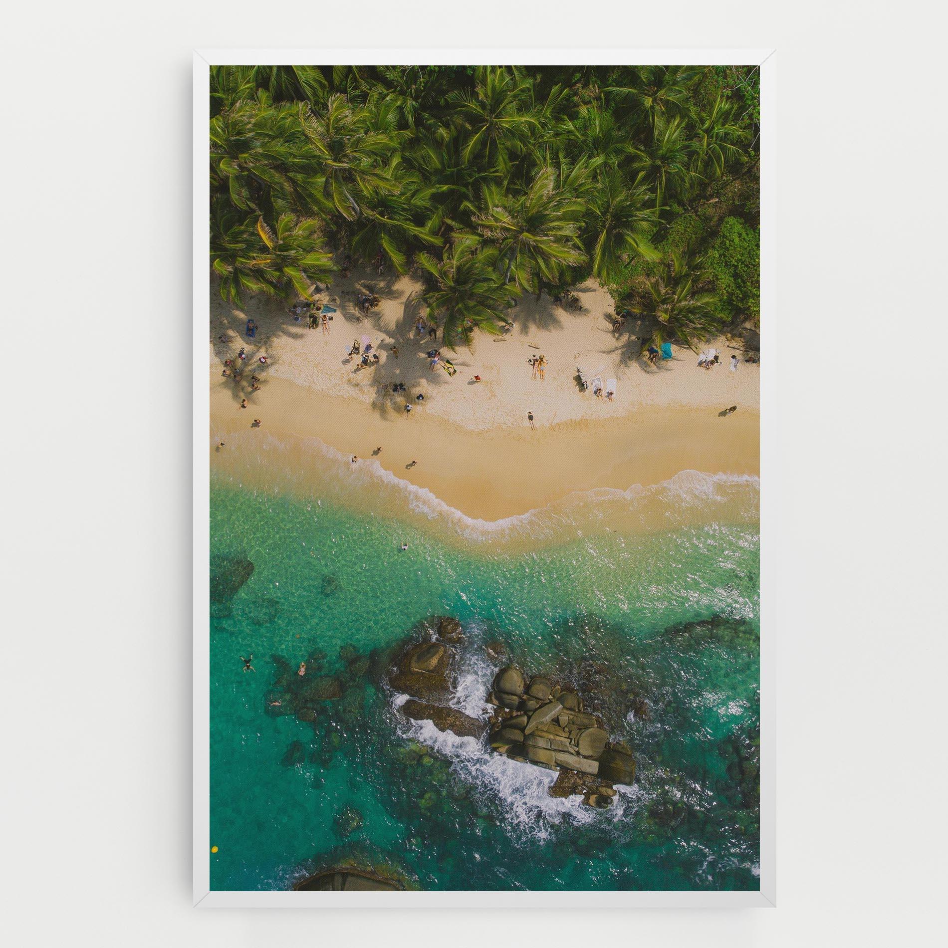 Tablou Canvas Jungle Beach mockup 0