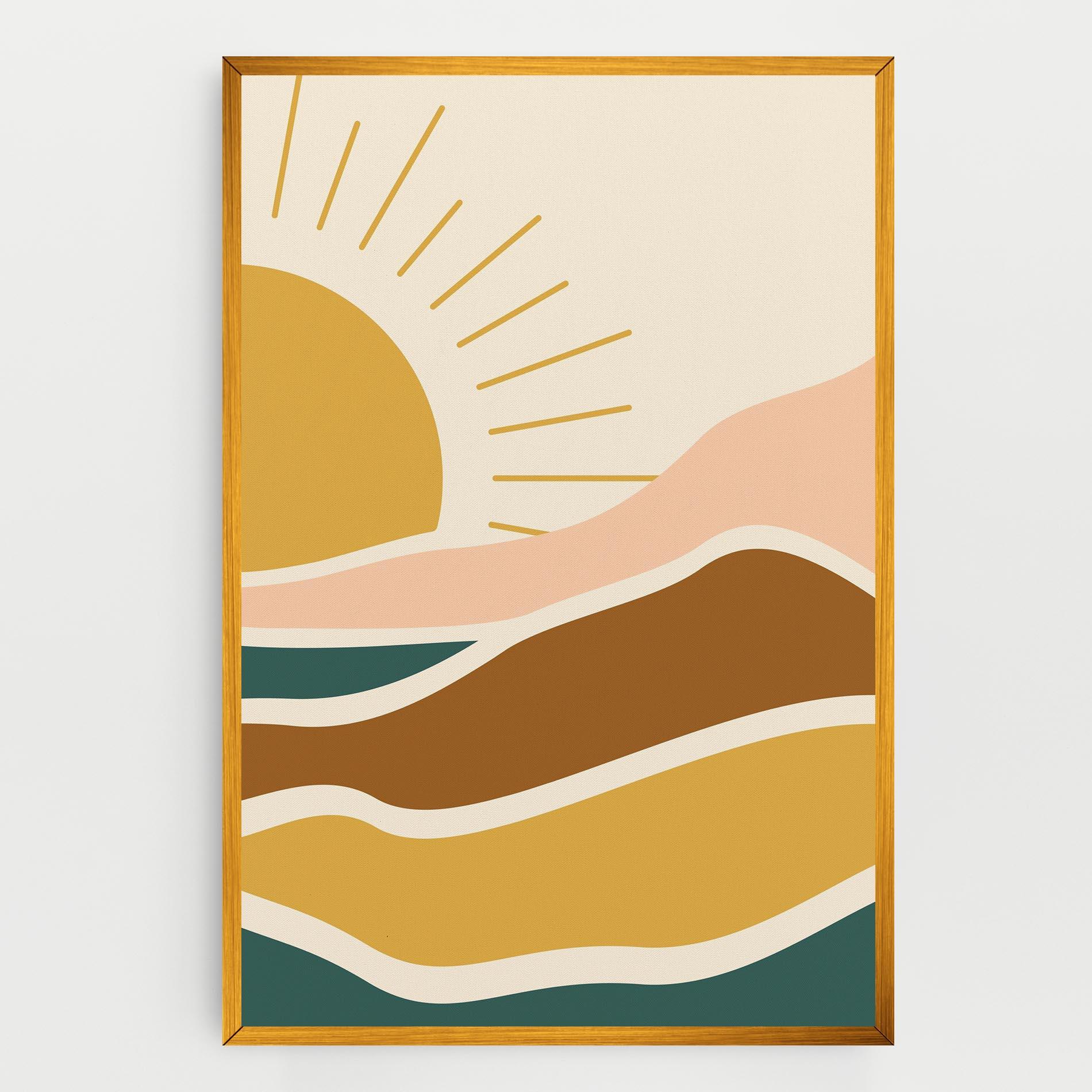 Tablou Canvas Sunset Connection 02 mockup 0