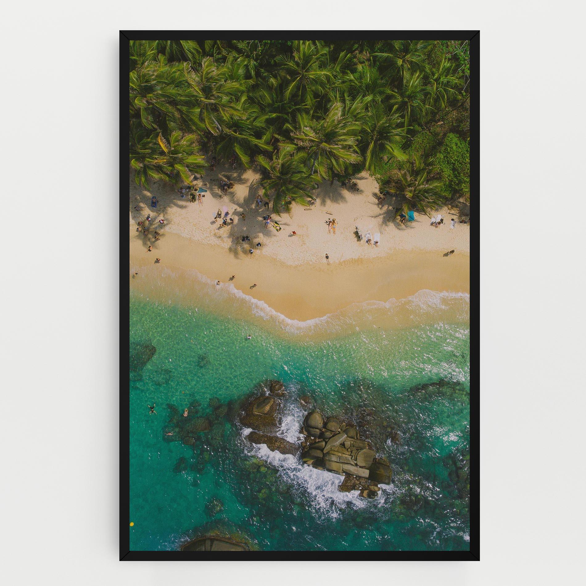 Tablou Canvas Jungle Beach mockup 0