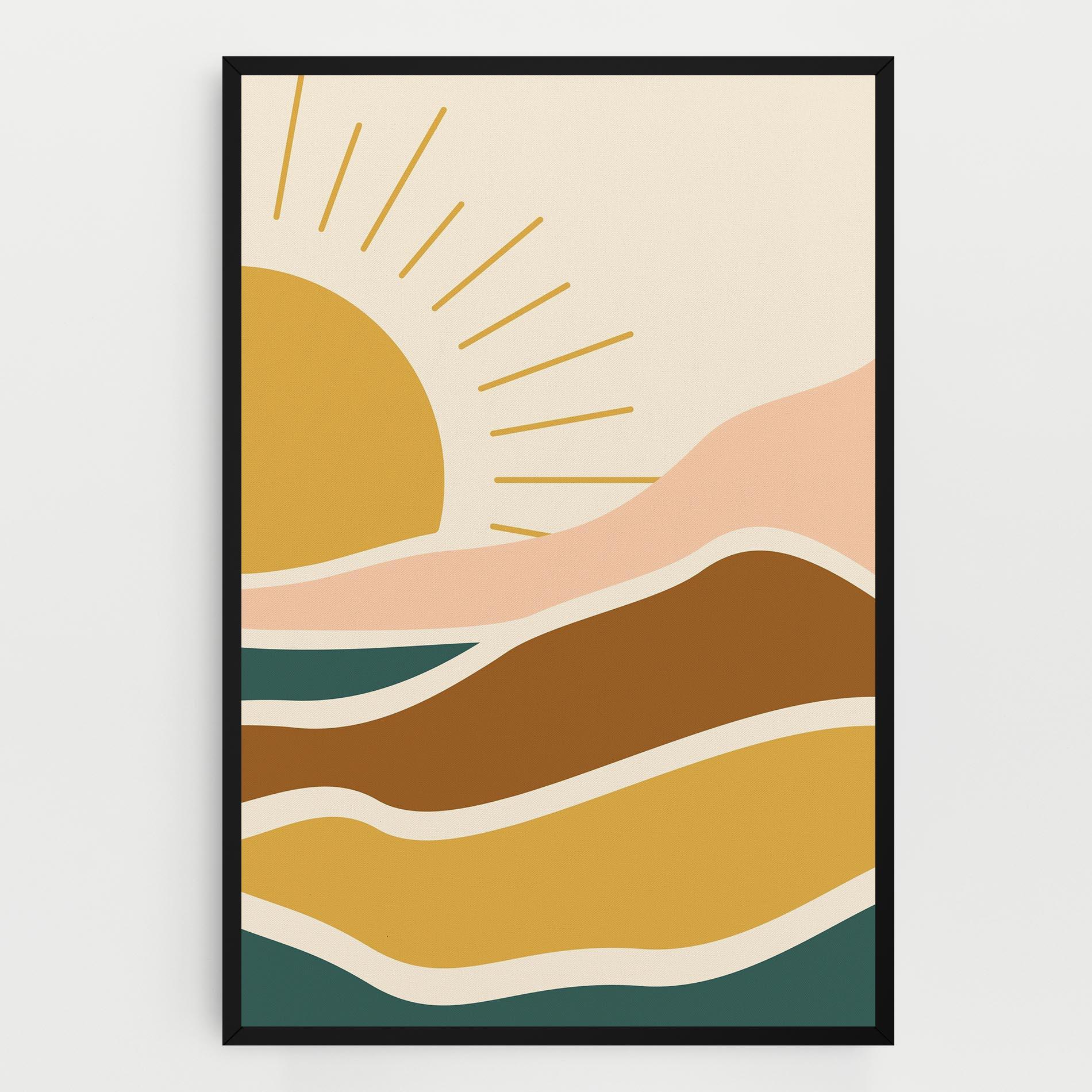 Tablou Canvas Sunset Connection 02 mockup 0