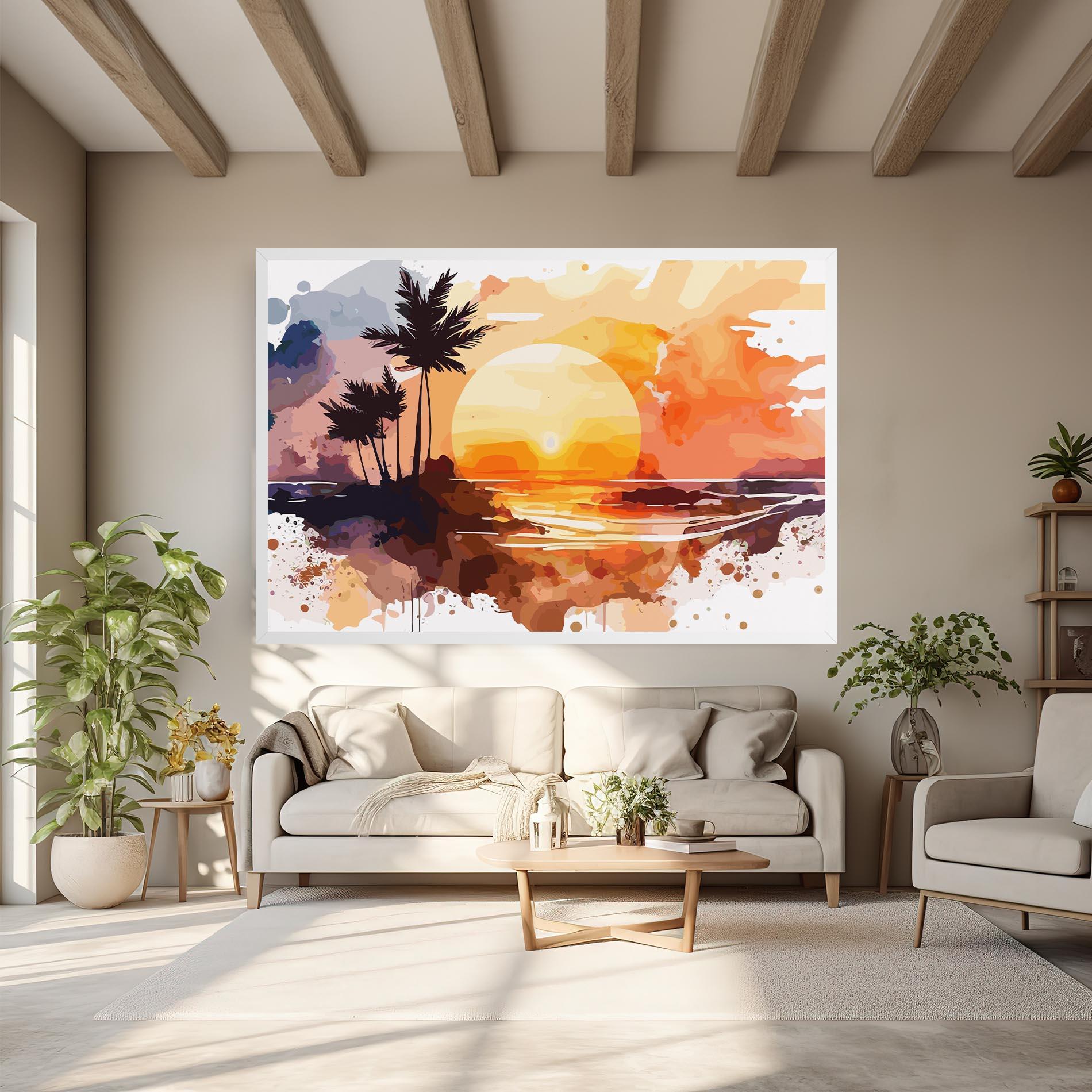 Tablou Canvas Beautiful Sunrise mockup 6