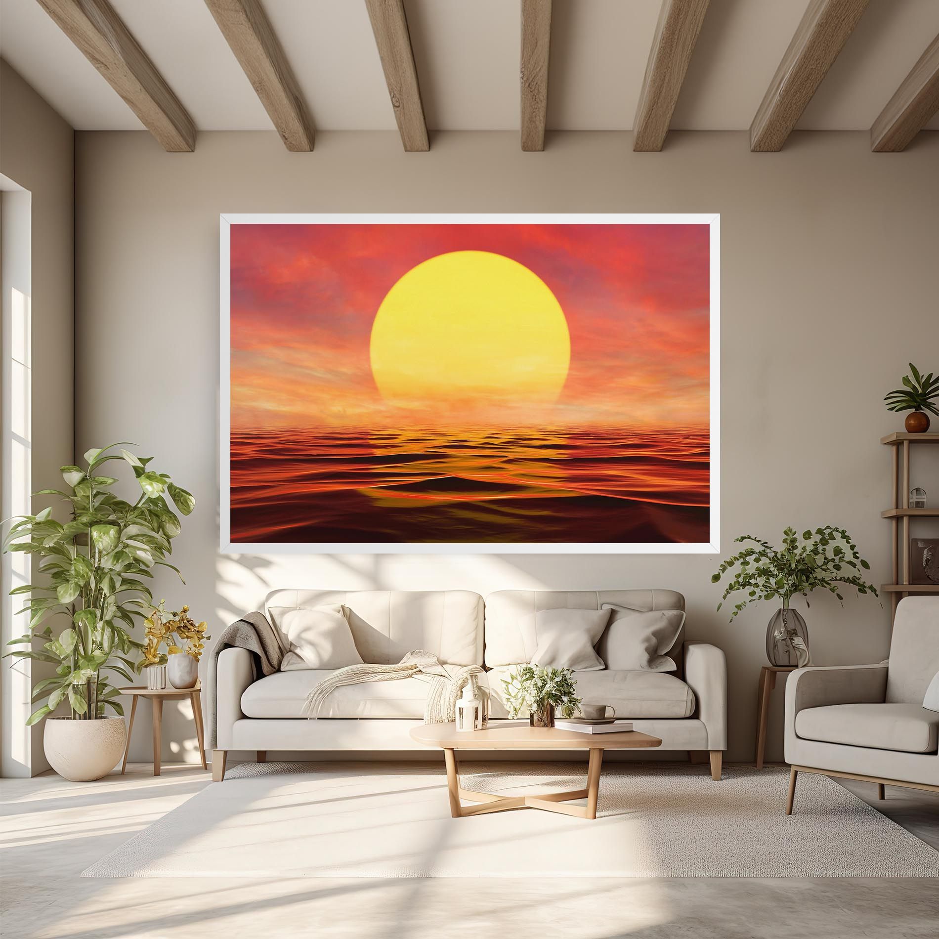 Clouds Reflection Sky mockup 6