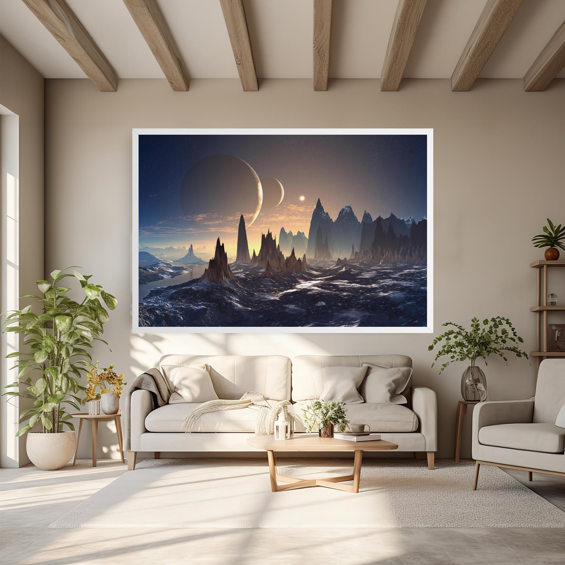 Tablou Canvas Fantasy Landscape mockup 6