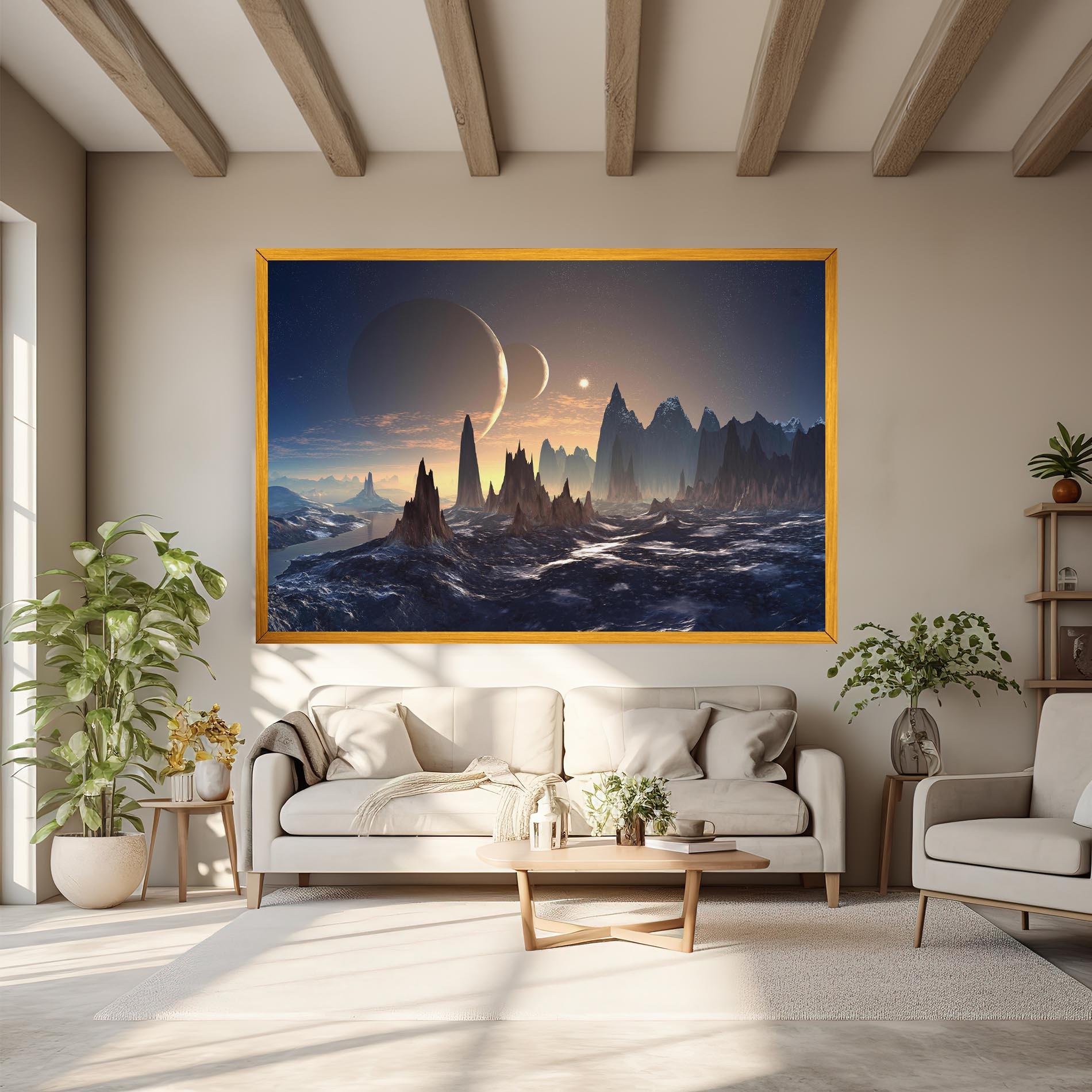 Tablou Canvas Fantasy Landscape mockup 6