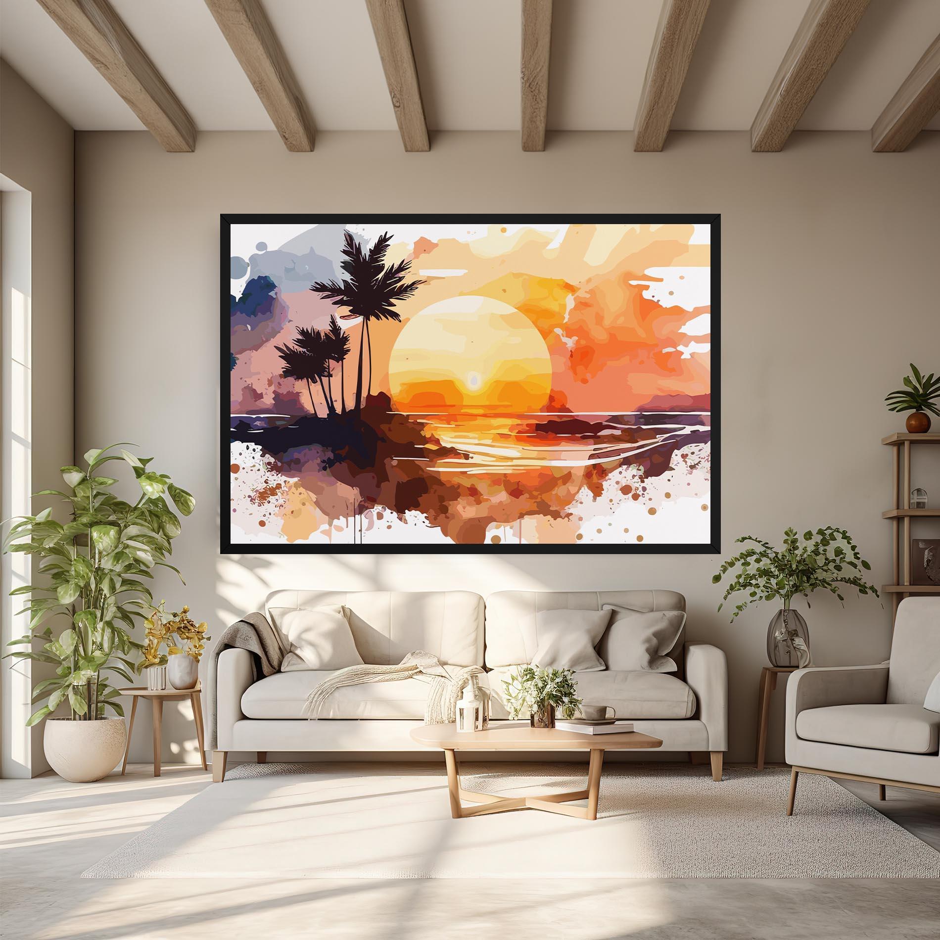 Tablou Canvas Beautiful Sunrise mockup 6