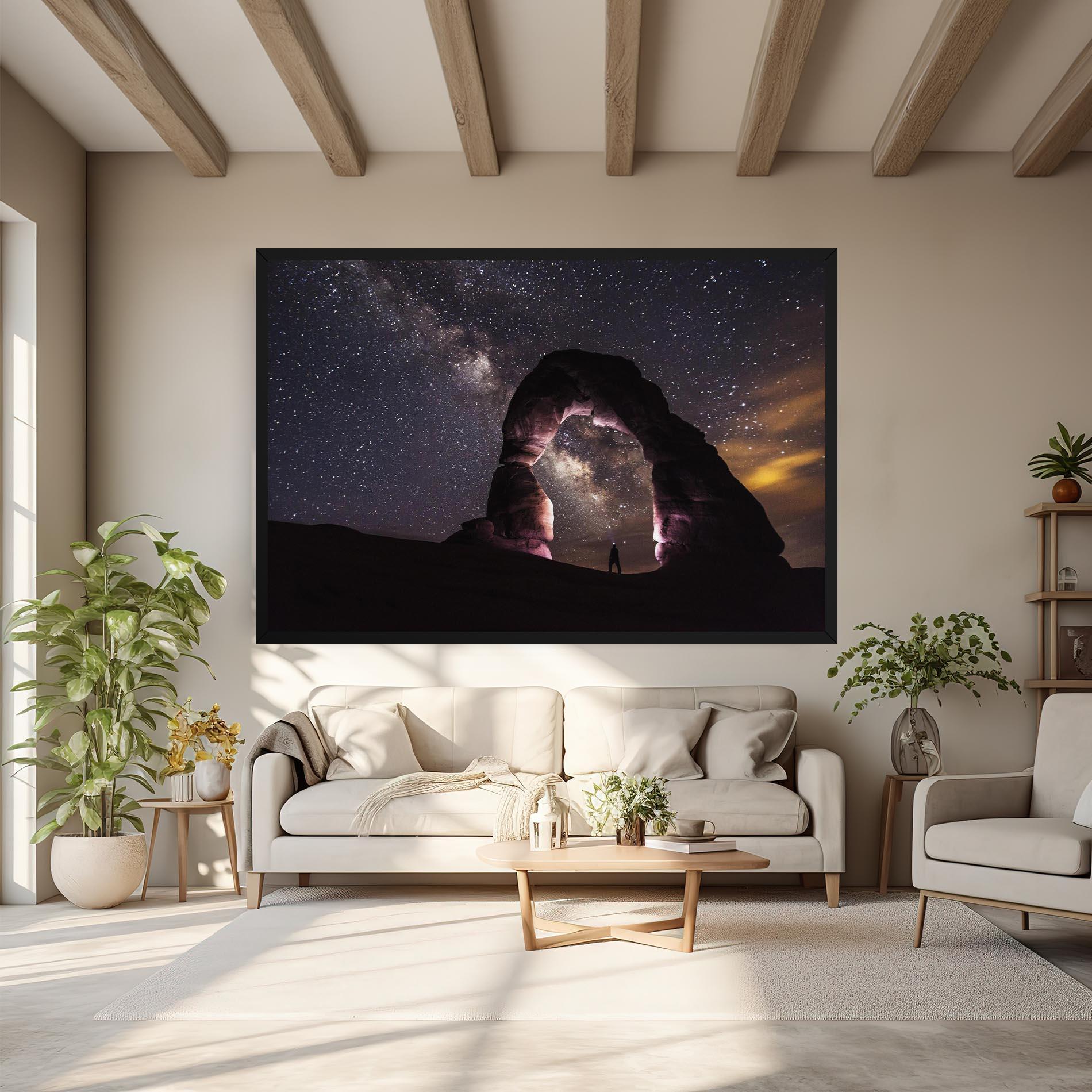 Tablou Canvas Stars Landscape mockup 6