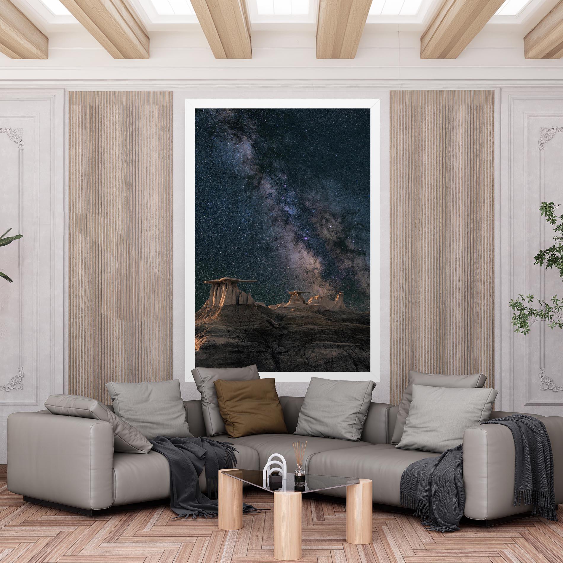 Tablou Canvas Abstract Colourful Sky mockup 6