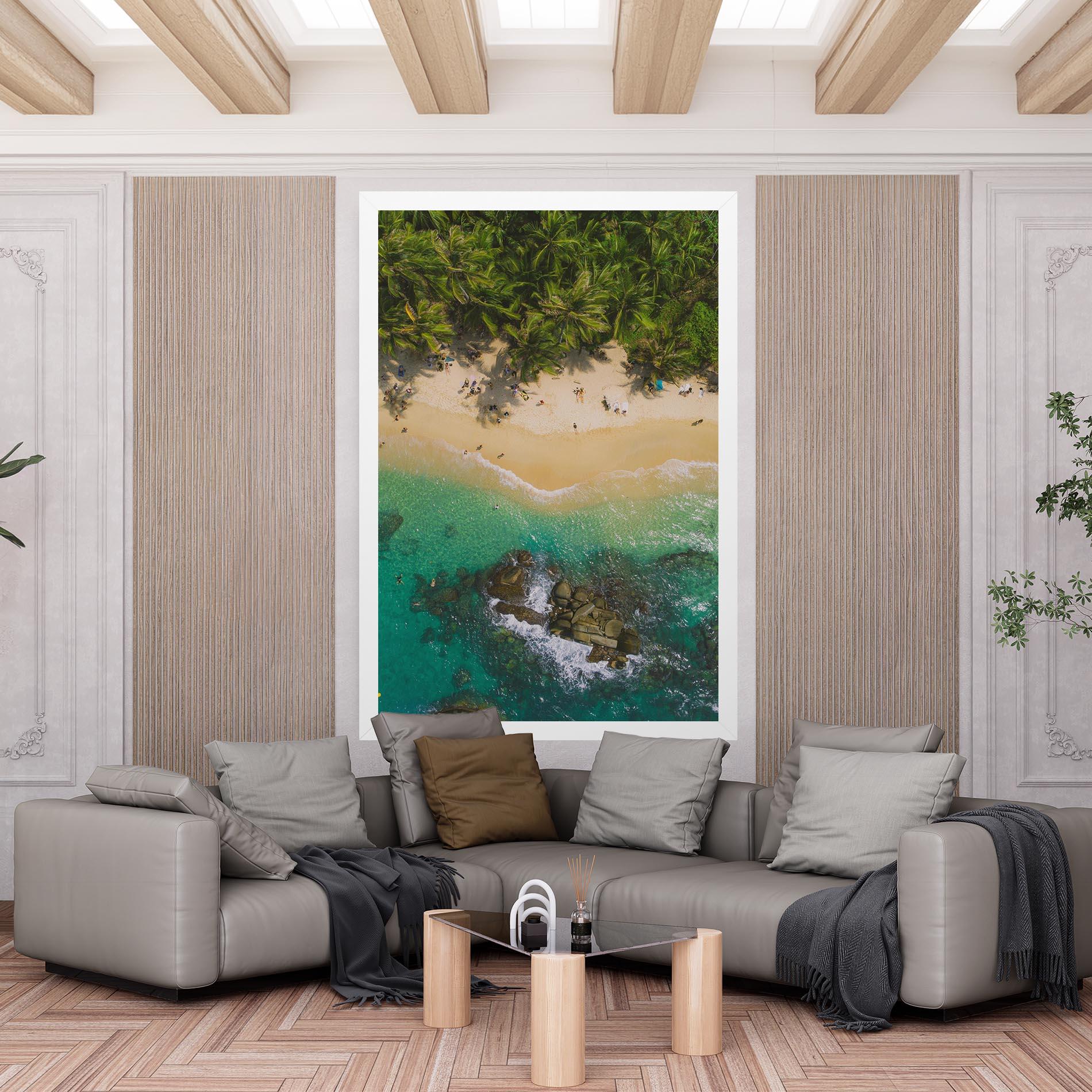 Tablou Canvas Jungle Beach mockup 6